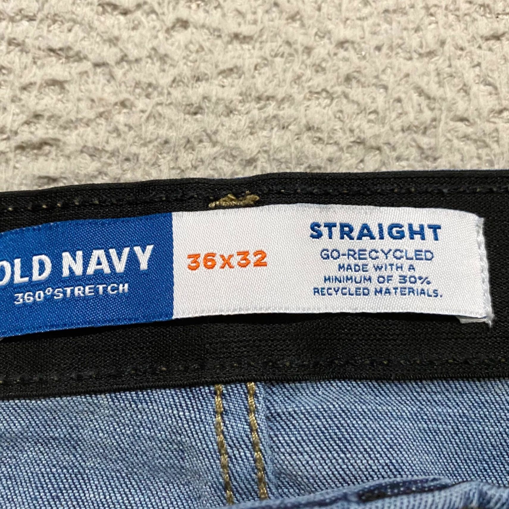 Old Navy Old Navy Jeans Mens 36x32 Blue Denim Medium Wash Straight Mid Rise Flex Waist Jeans Men 36 Blue Medium Wash Straight 5-Pocket Denim Regular Fit 2000s? Size US 36 / EU 52 - 3 Thumbnail