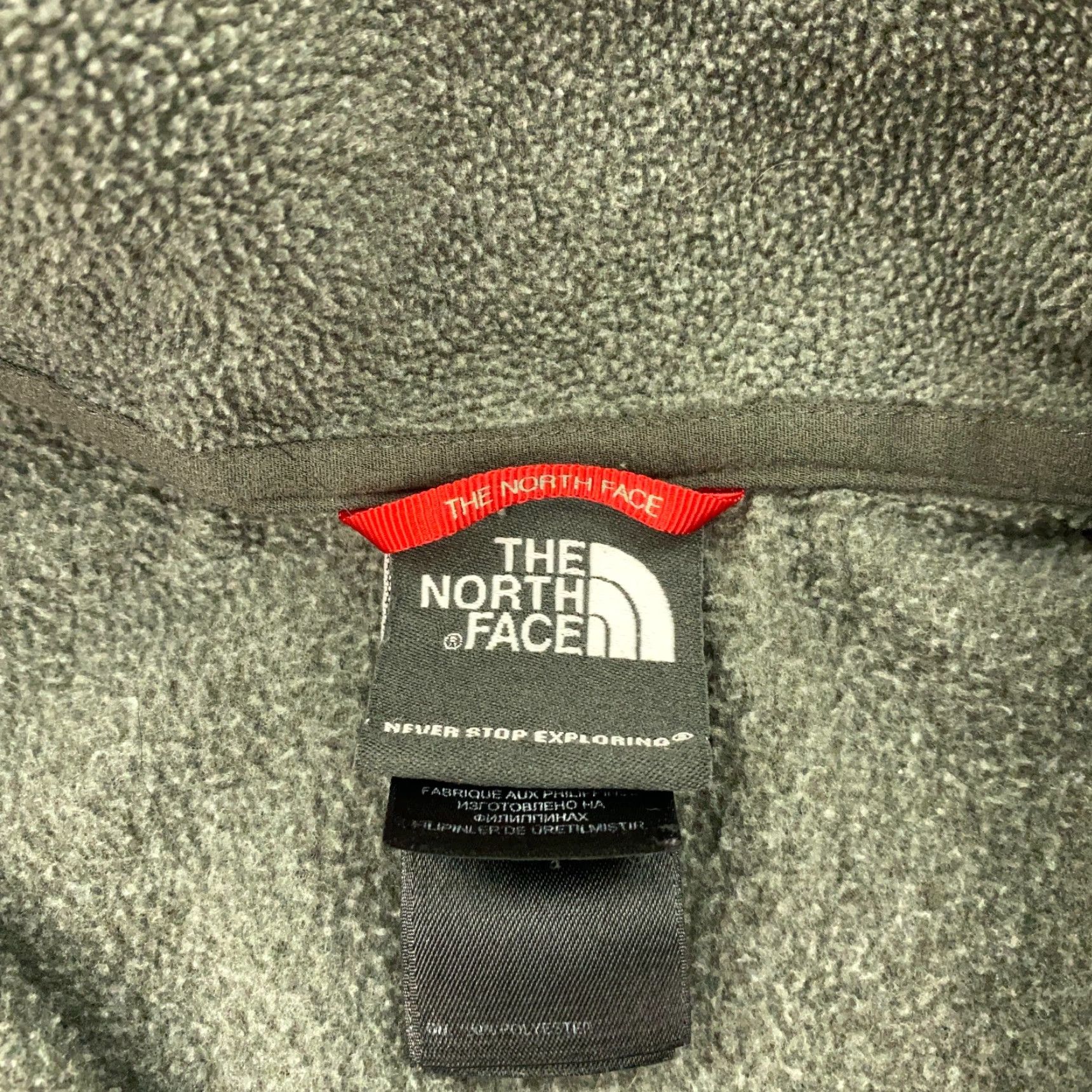The North Face North Face Mens Gray Fleece Pullover XXL 1/4 Zip Mock Neck Embroidered Size US XXL / EU 58 / 5 - 4 Thumbnail