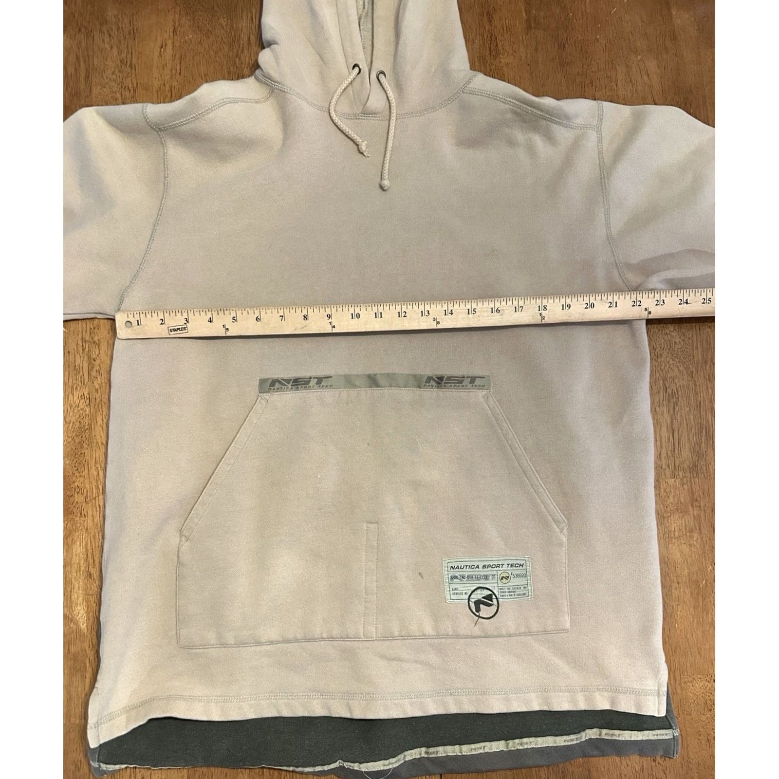 Nautica VINTAGE Nautica Hoodie Sweatshirt Adult Medium Beige Y2K Oversized Baggy Sport Tech Size US M / EU 48-50 / 2 - 6 Thumbnail