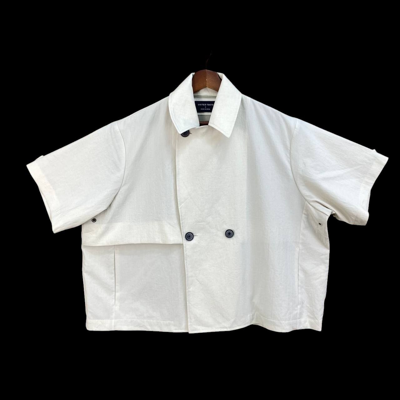 Japanese Brand Spider Baggy United Tokyo Asymmetrical Minimalist Jacket Size US S / EU 44-46 / 1 - 2 Thumbnail