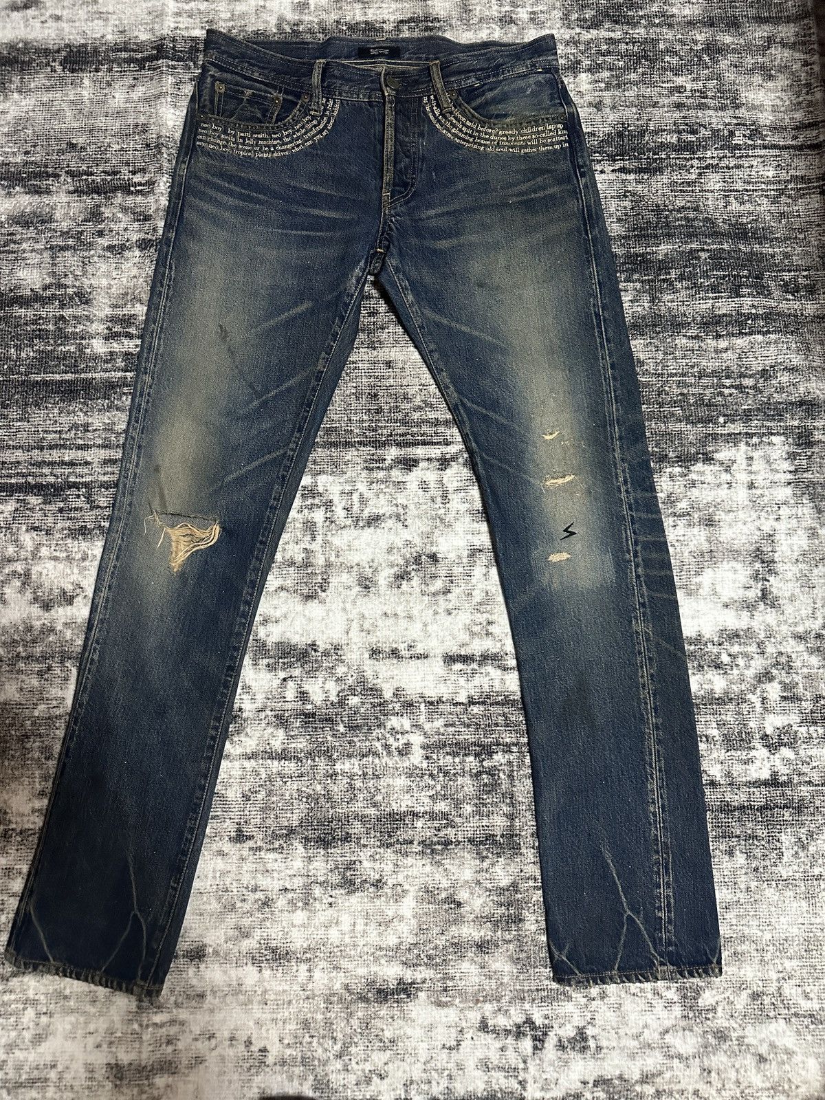 Undercover Undercover 09ss patti smith studded jeans | Grailed