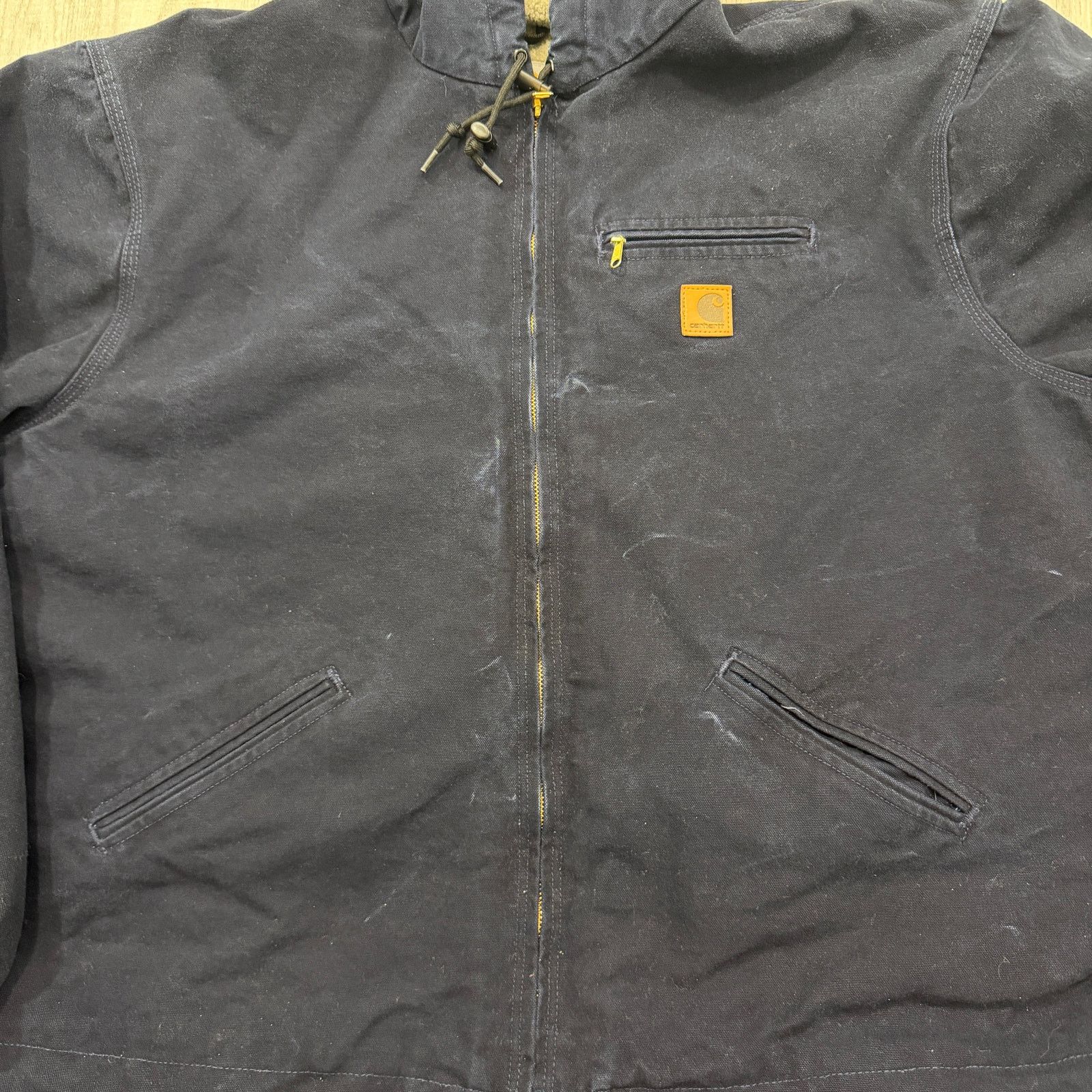 Carhartt Vintage Carhartt Hooded Jacket Men’s 3XL Blue Sherpa Zip Size US XXL / EU 58 / 5 - 2 Thumbnail