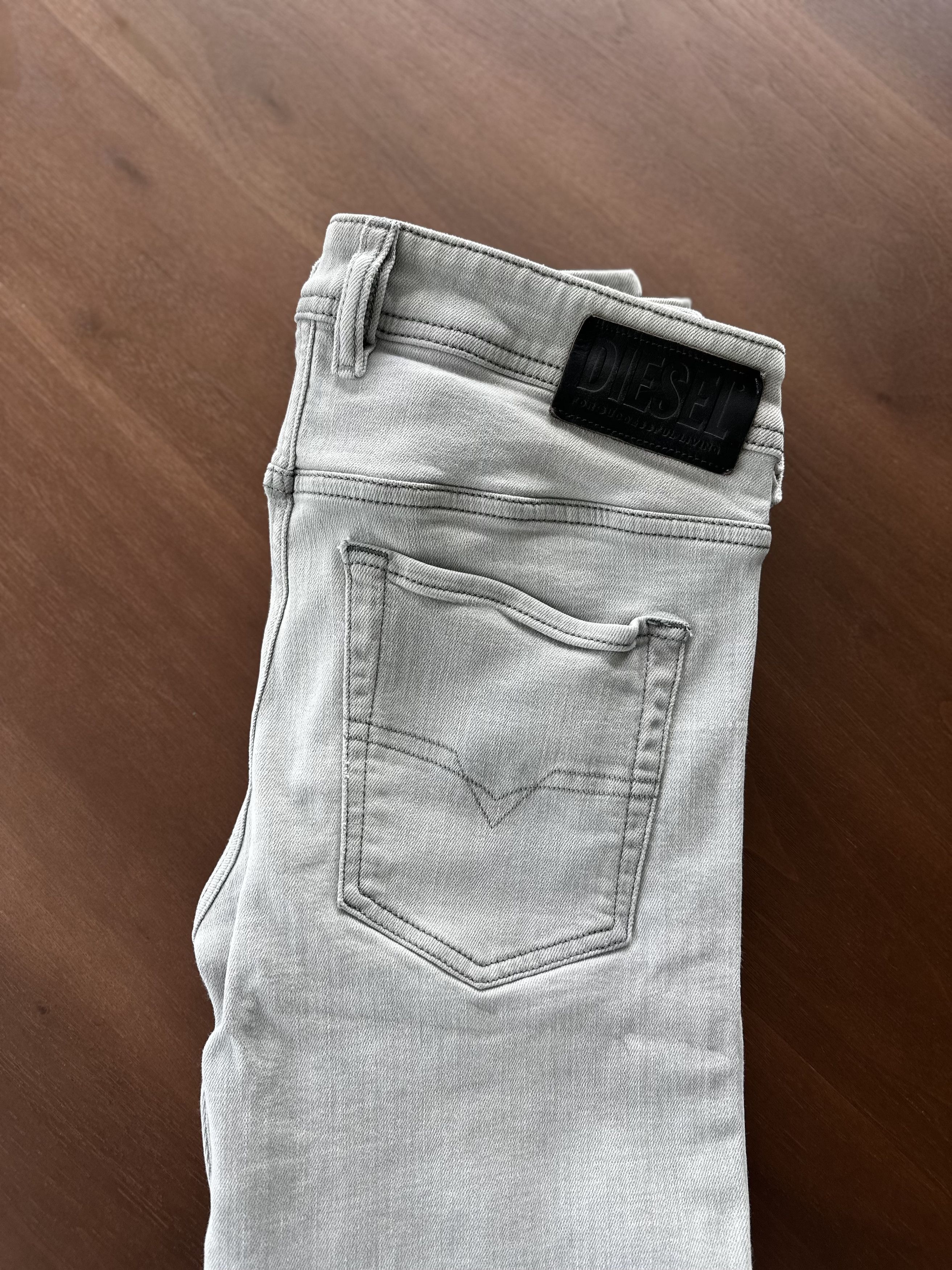 Diesel Diesel Light Gray Skinny Fit Jeans Size US 30 / EU 46 - 4 Thumbnail
