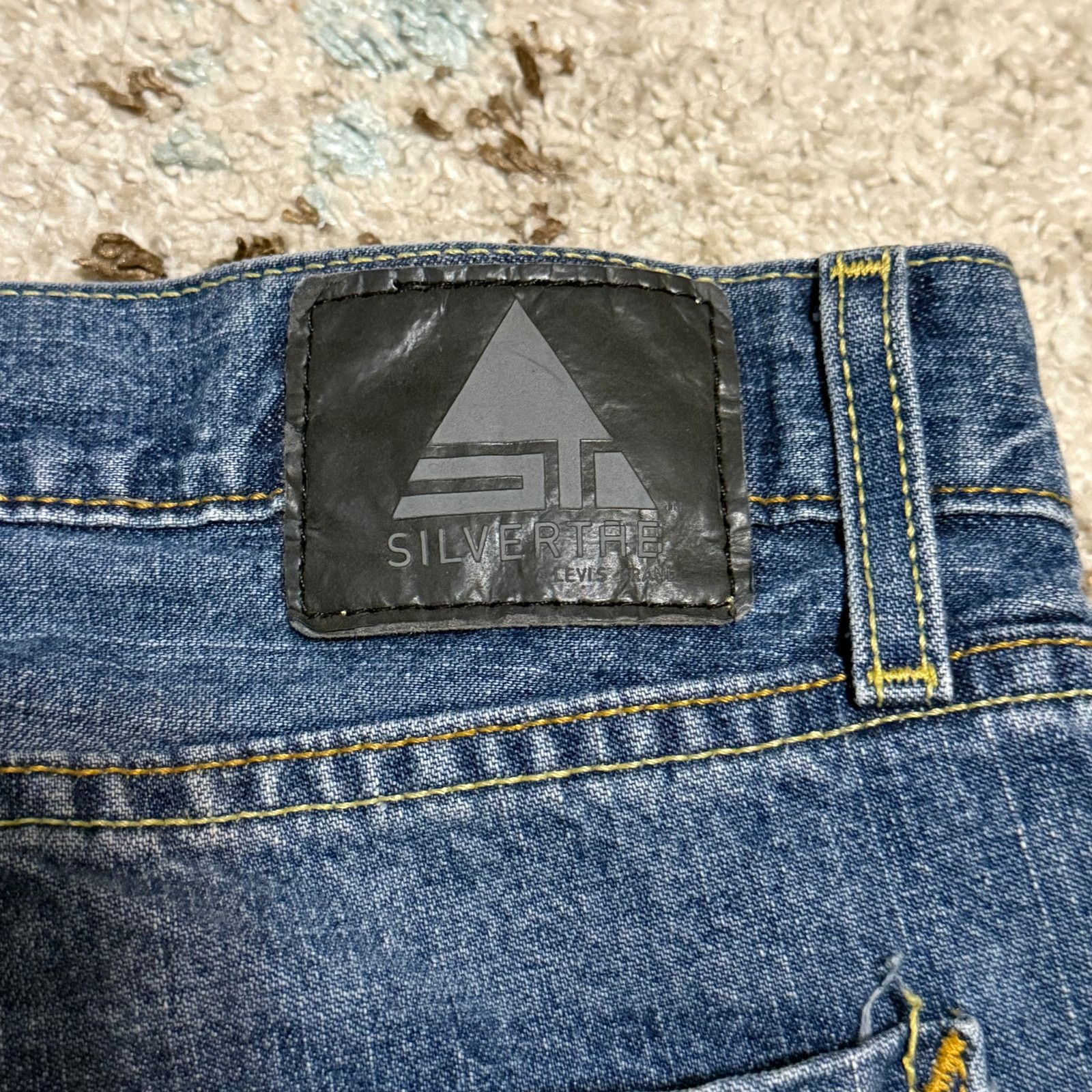 Levi's × Vintage Vintage Levi's Silvertab Slouch Boot Baggy Jeans Size 38x28 Size US 38 / EU 54 - 4 Thumbnail
