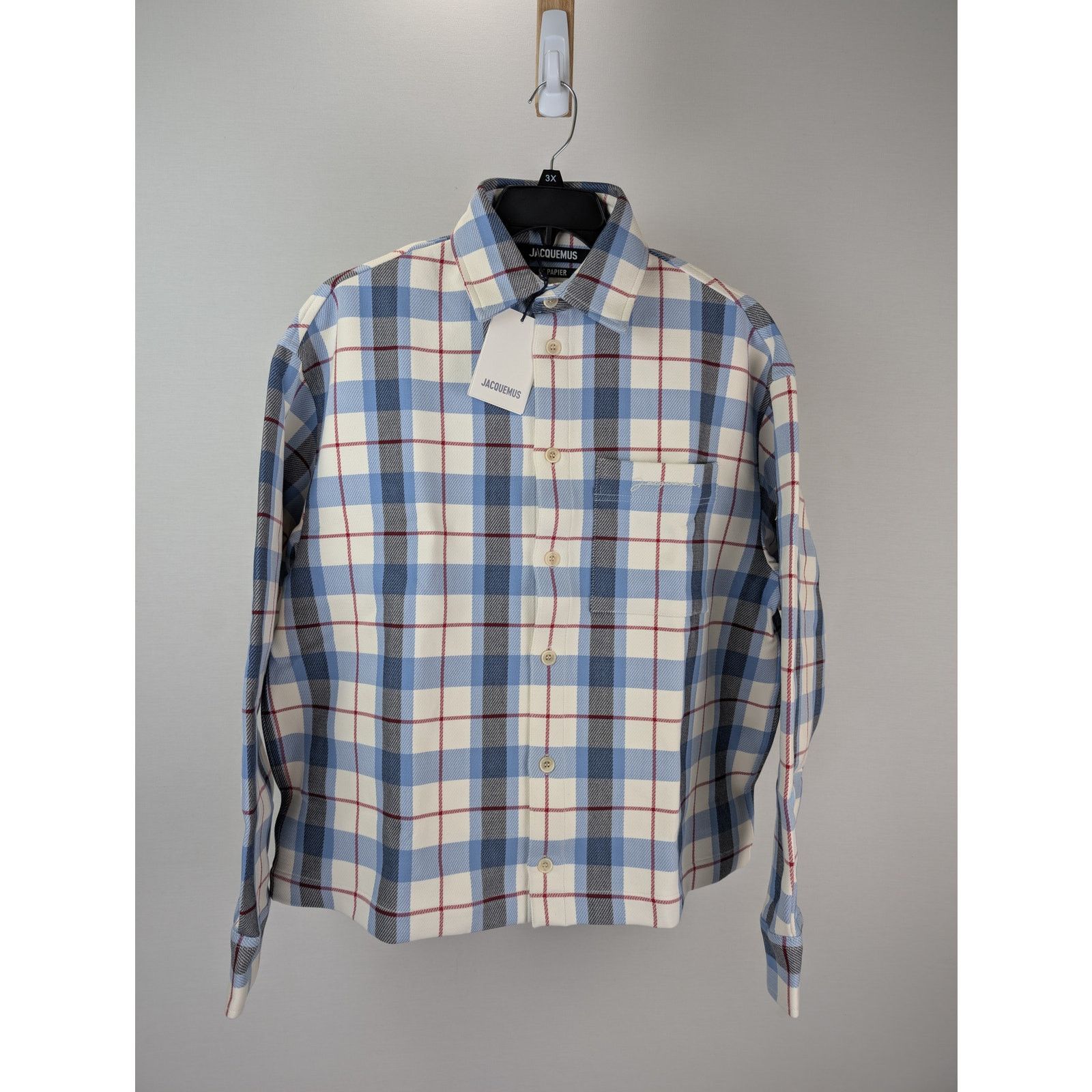 Jacquemus o1rshd1 LA Chemise Button up Shirt in Multicolor Size US M / EU 48-50 / 2 - 9 Thumbnail