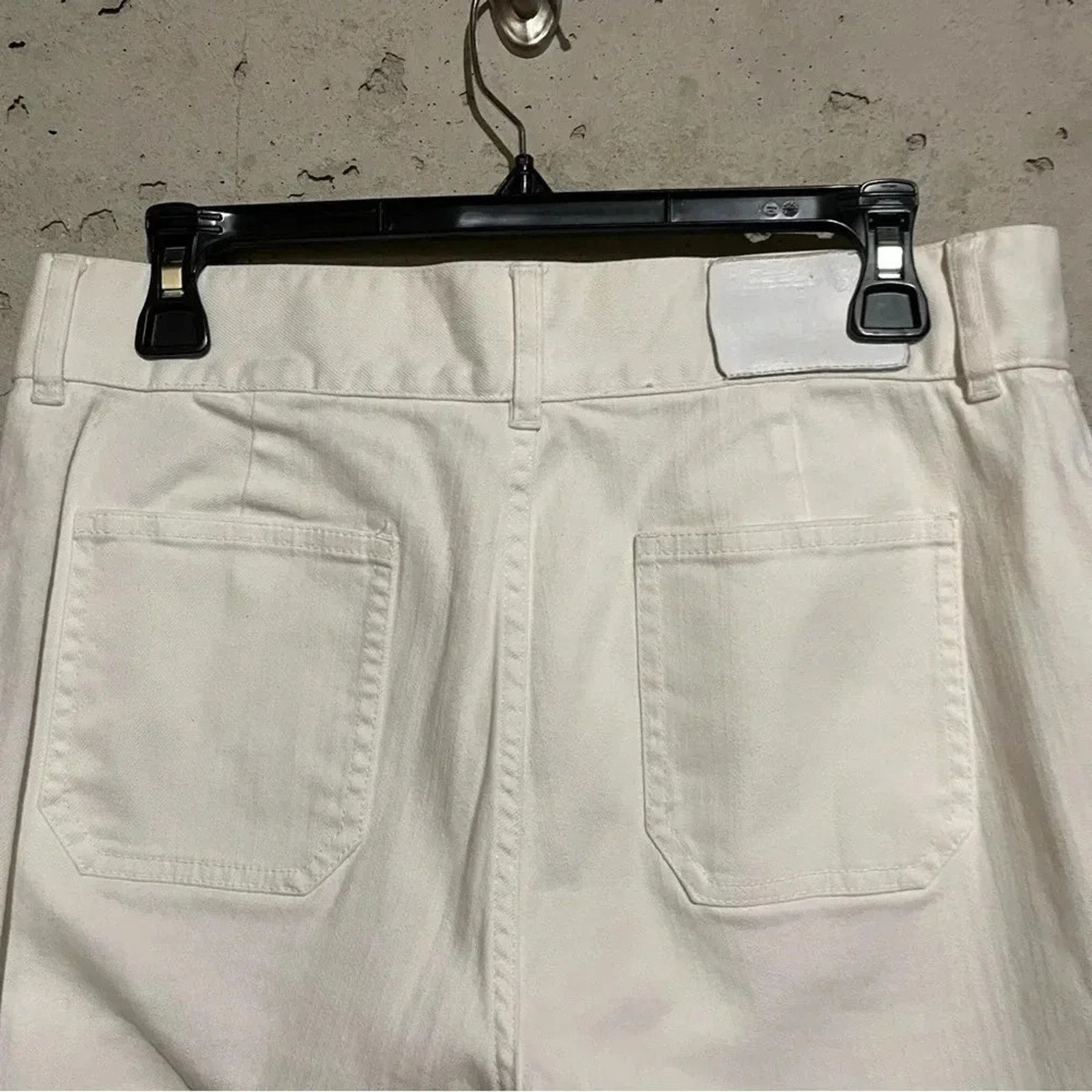Lauren Ralph Lauren Ralph Lauren White Wide Leg Jeans Sz 8 High Waisted Size 30" / US 8 / IT 44 - 9 Thumbnail