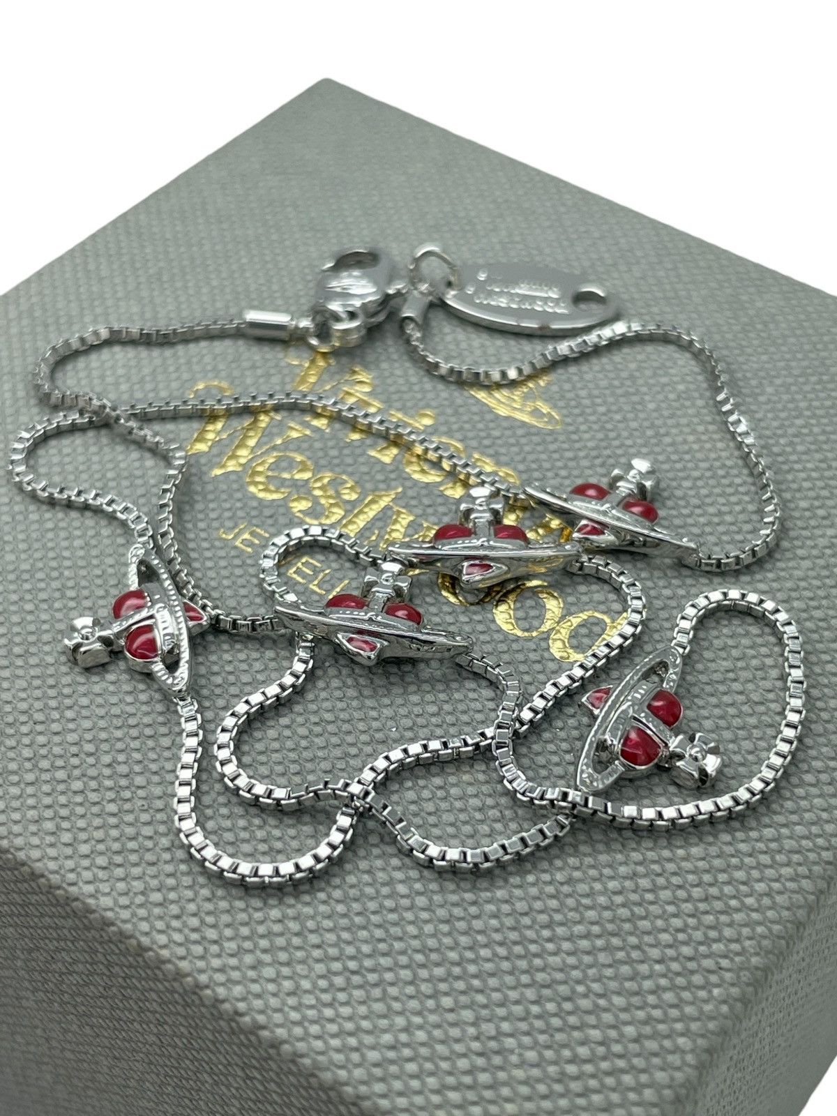 Vivienne Westwood Multi Heart Orb Necklace Size ONE SIZE - 9 Thumbnail
