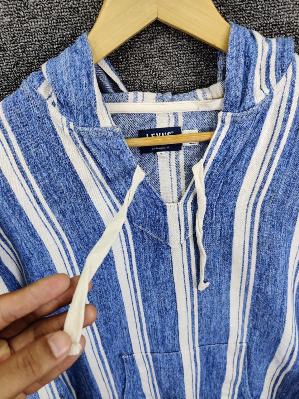 Levi's Made & Crafted Vintage 90s Levi's Made & Crafted Striped Hoodie Jacket Size US S / EU 44-46 / 1 - 7 Thumbnail