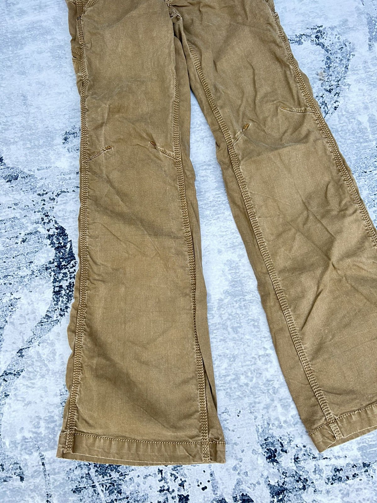 Japanese Brand Super Flared Flamingo Firm Pants Size 27" / US 4 / IT 40 - 9 Thumbnail