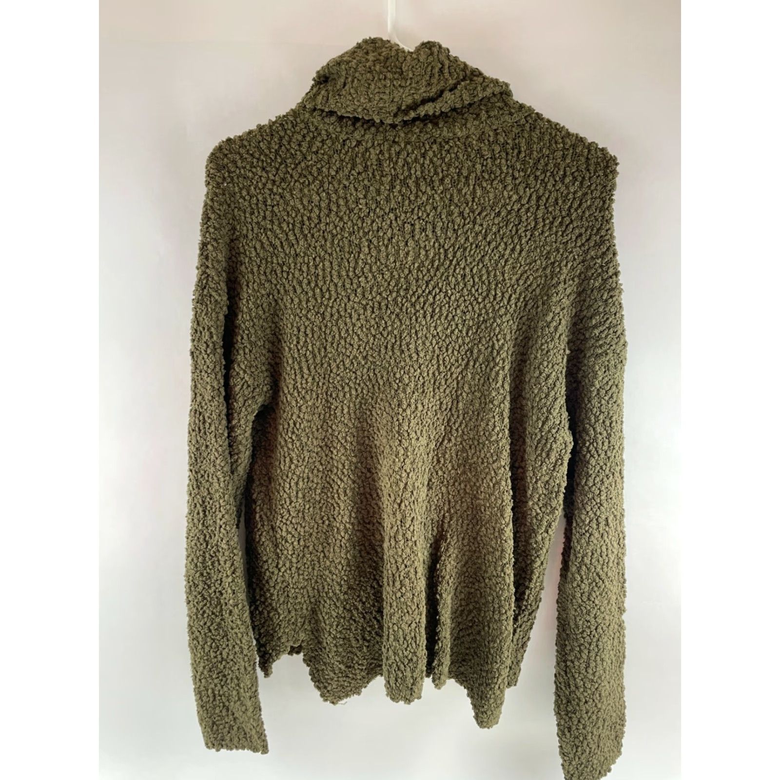 Vintage Bobeau Sweater Women's Size S Green Fuzzy Loose Knitted Cowl Neck Long Sleeve Size S / US 4 / IT 40 - 2 Thumbnail