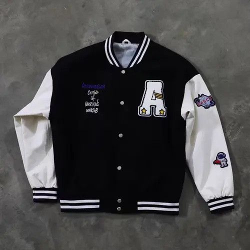 Japanese Brand Street Hip Hop Embroidered Baseball Casual L Jacket Coat Size US L / EU 52-54 / 3 - 6 Thumbnail