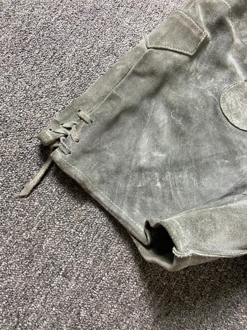 Japanese Brand Japanese Brand Leather Suede Shorts (182) Size US 26 / EU 42 - 6 Thumbnail
