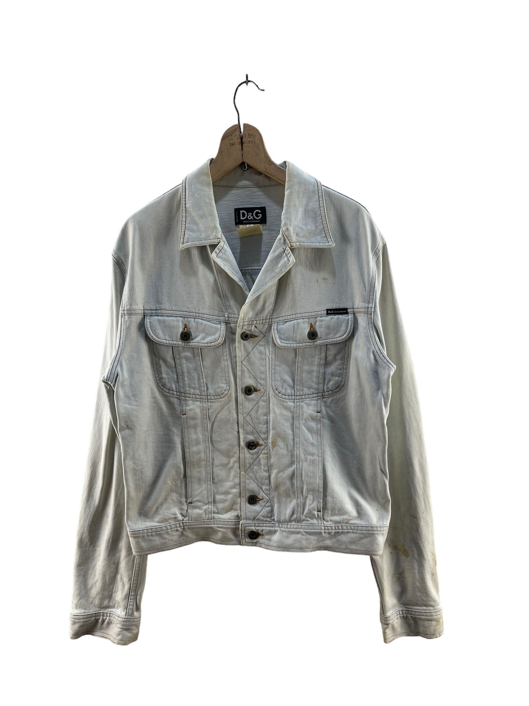 Dolce & Gabbana Follow Me Good Ideas Forever by Dolce & Gabbana Denim Jacket Size XL / US 12-14 / IT 48-50 - 2 Thumbnail