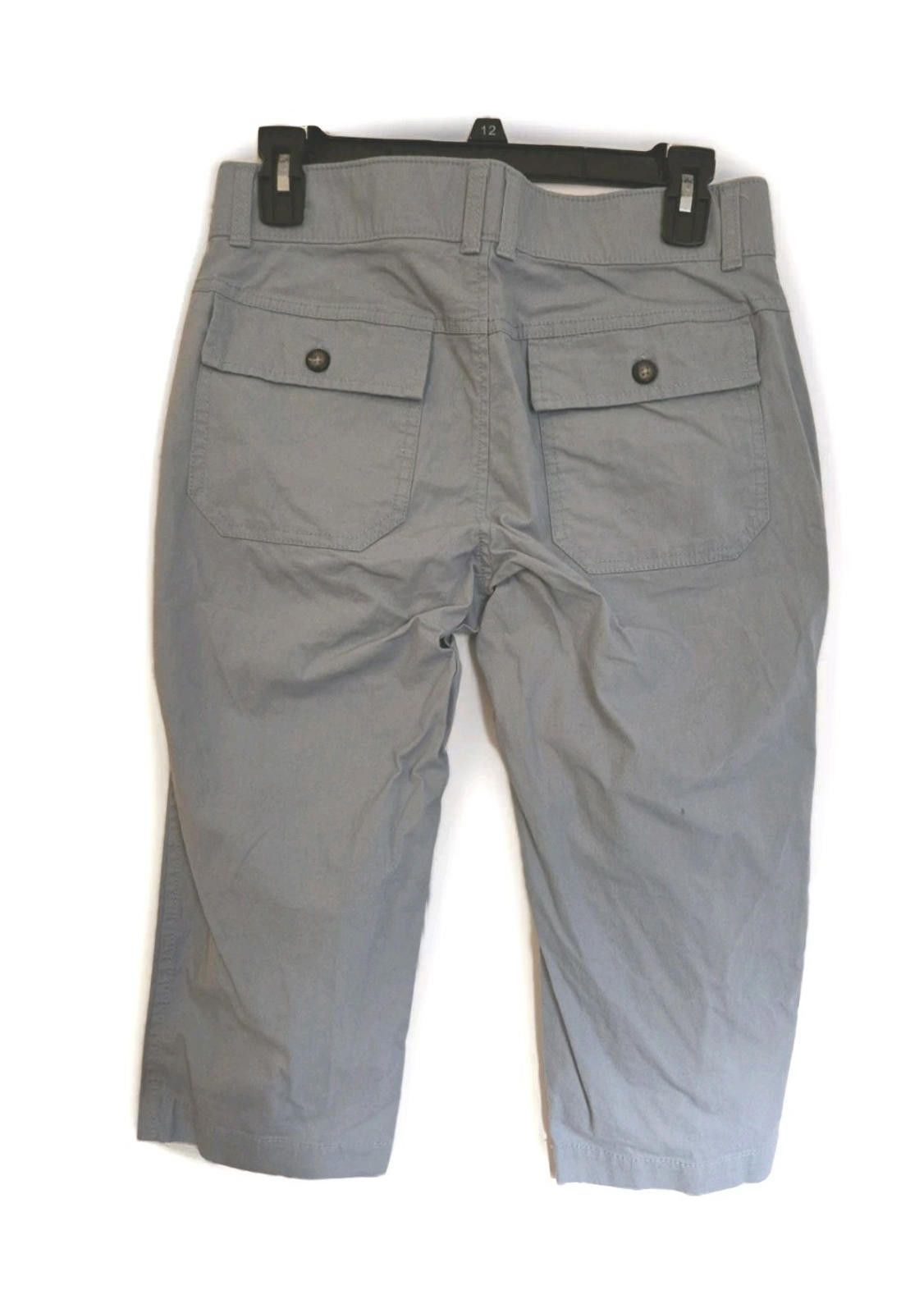 Dockers Dockers Capri Pants Muted Blue Green Sure Fit Chino Sz 4 P E Size 27" / US 4 / IT 40 - 6 Thumbnail