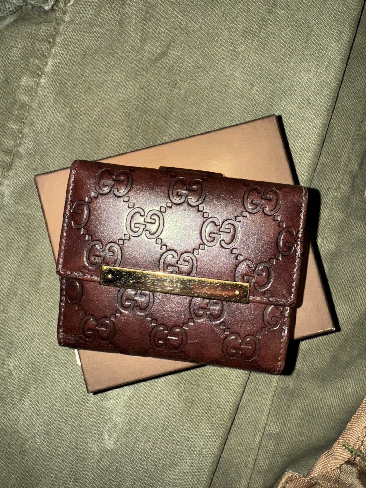 Gucci Gucci Guccissima leather French flap wallet Size ONE SIZE - 1 Thumbnail