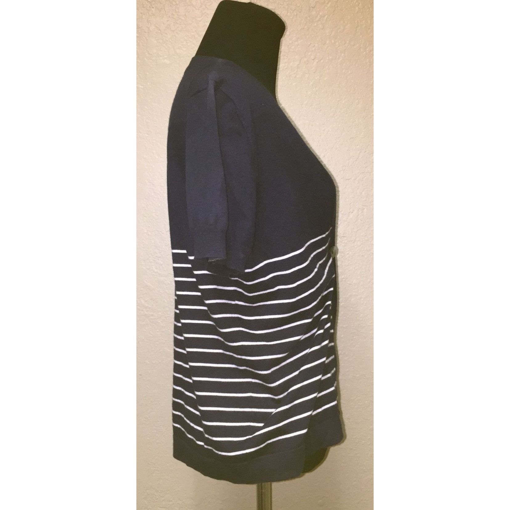 Other Womens Pure Collection Size 8/10 Navy Blue/White Striped But Size M / US 6-8 / IT 42-44 - 4 Thumbnail