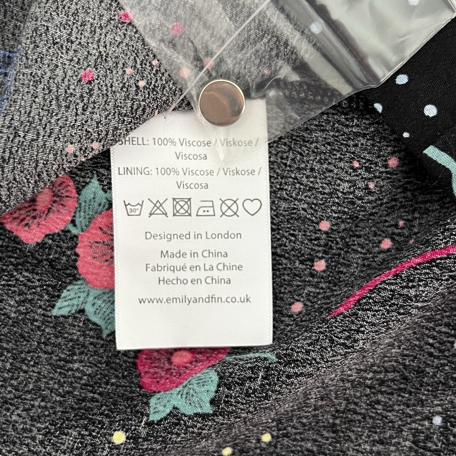 Other NWT RARE Emily & Fin XS Felicity Long Flare Party Dress Size XS / US 0-2 / IT 36-38 - 4 Thumbnail