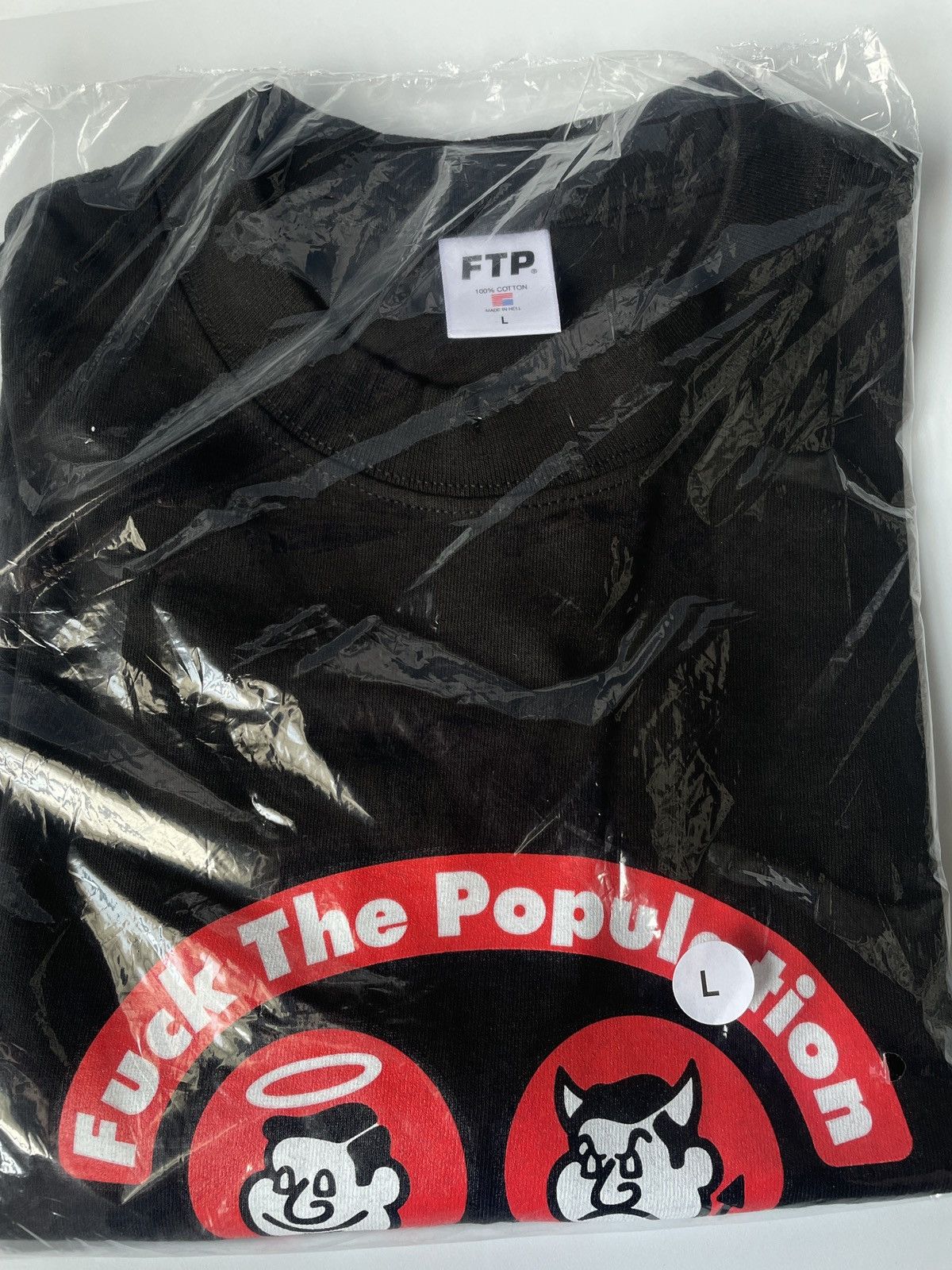 Fuck The Population FTP THE GOOD AND THE BAD TEE LARGE Size US L / EU 52-54 / 3 - 2 Thumbnail