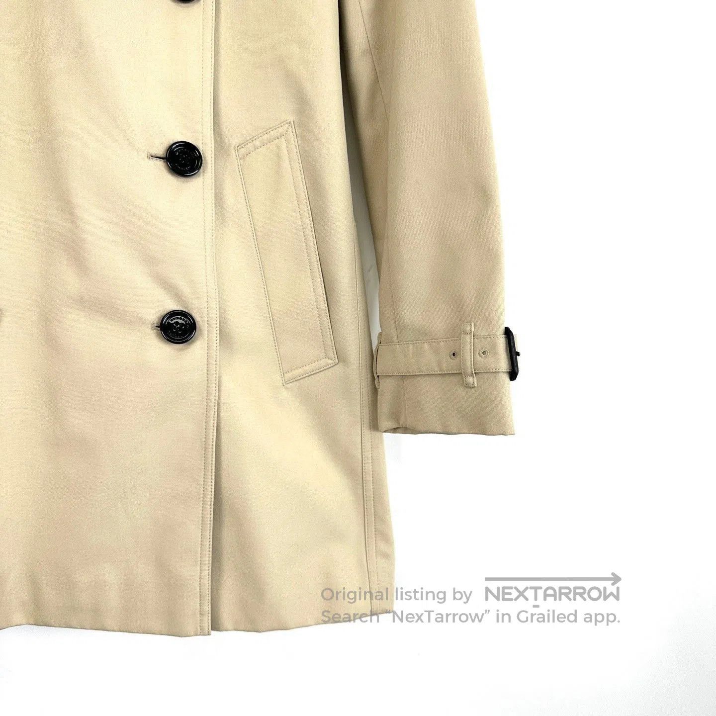 Burberry Burberry Classic Khaki Double-Breasted Trench Coat. Size M / US 6-8 / IT 42-44 - 6 Thumbnail