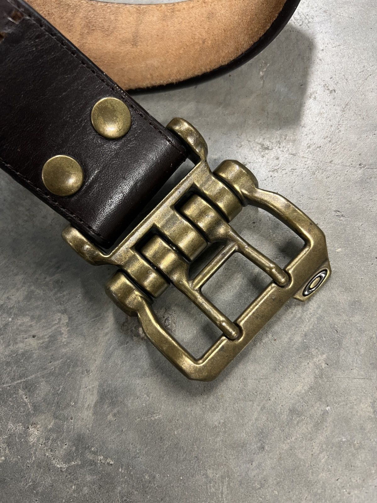 Oakley 00s Vintage Oakley Leather Belt Size ONE SIZE - 3 Thumbnail