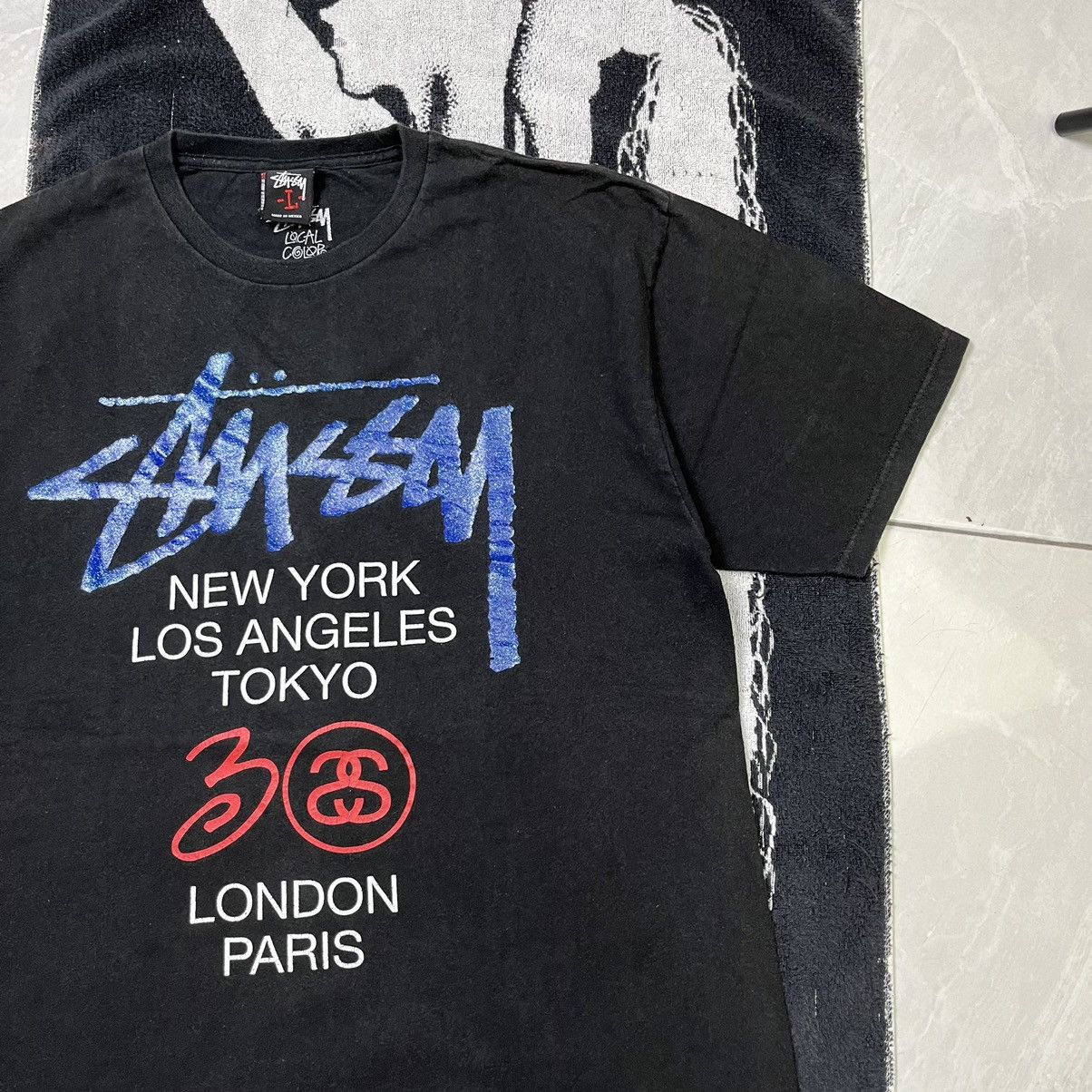 Stussy Vintage Stussy Tour local colour Size US L / EU 52-54 / 3 - 3 Thumbnail