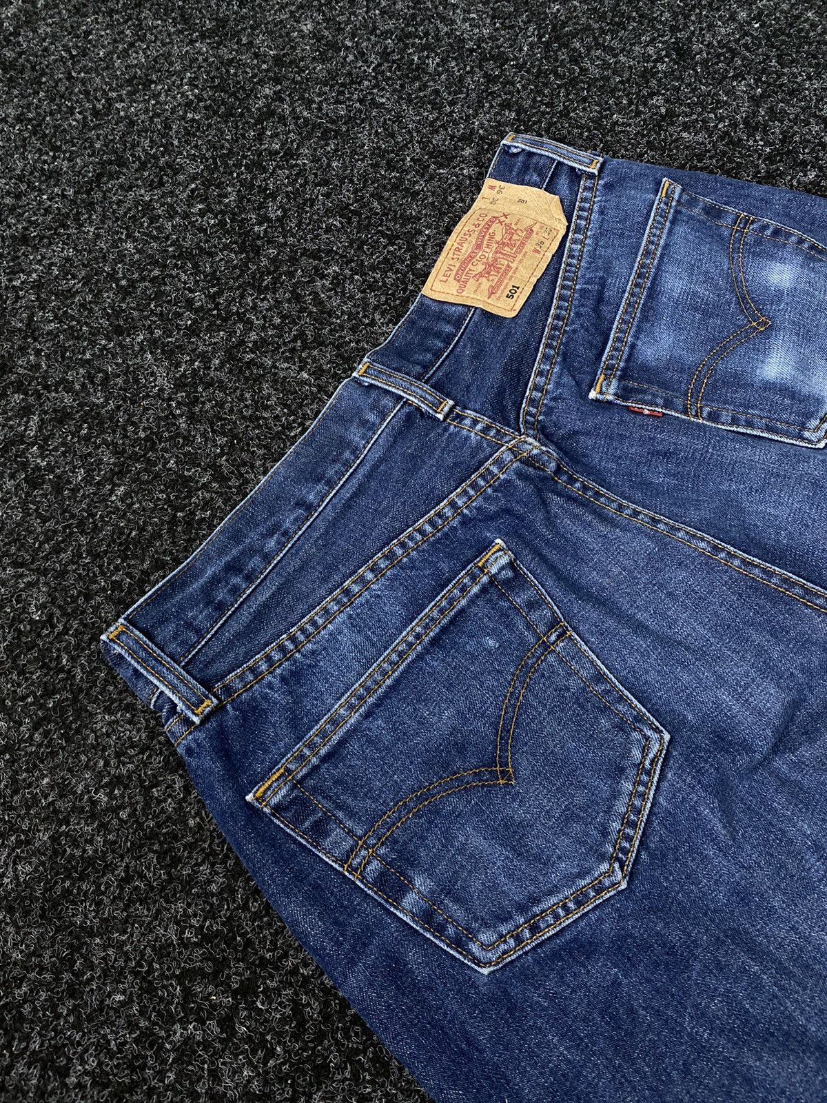 Levi's × Vintage Levis 501 Shorts Denim Rap Sk8 Baggy Size US 36 / EU 52 - 10 Thumbnail