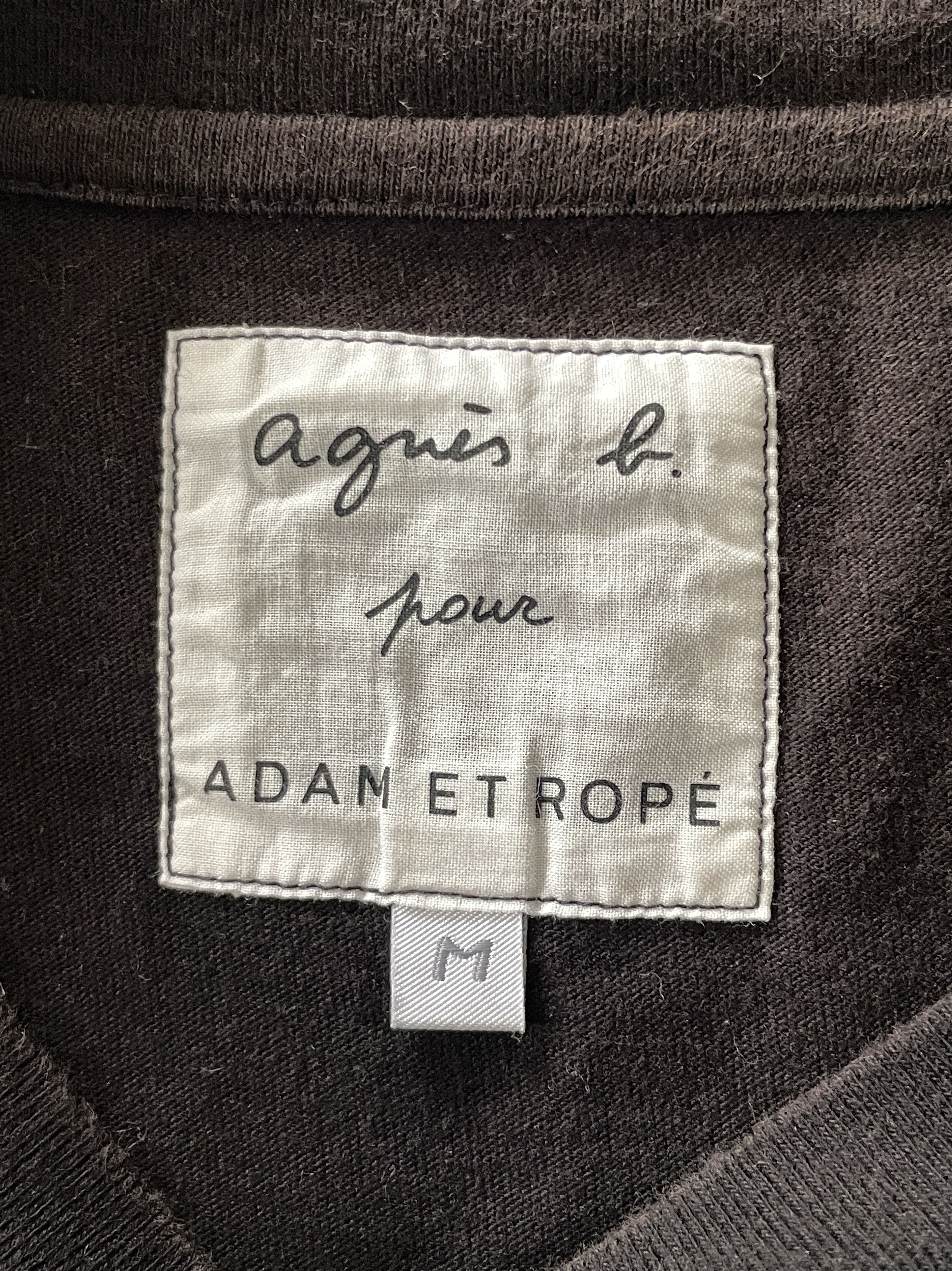 agnes b. agnès b pour ADAM ET ROPÉ T-Shirt Tees Short Sleeve Size M / US 6-8 / IT 42-44 - 3 Thumbnail