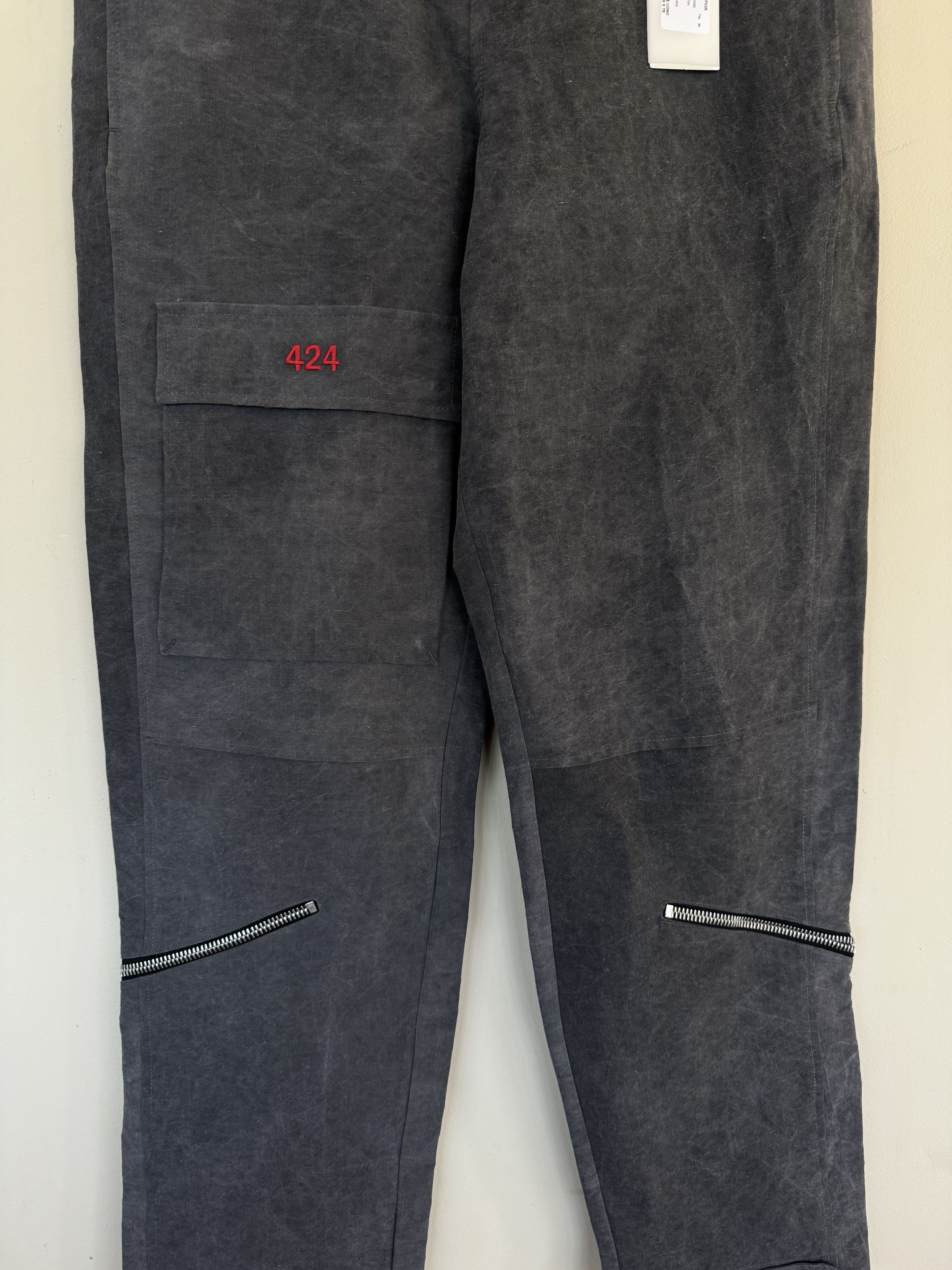 424 424 Gray Cargos NWT Size US 34 / EU 50 - 5 Thumbnail