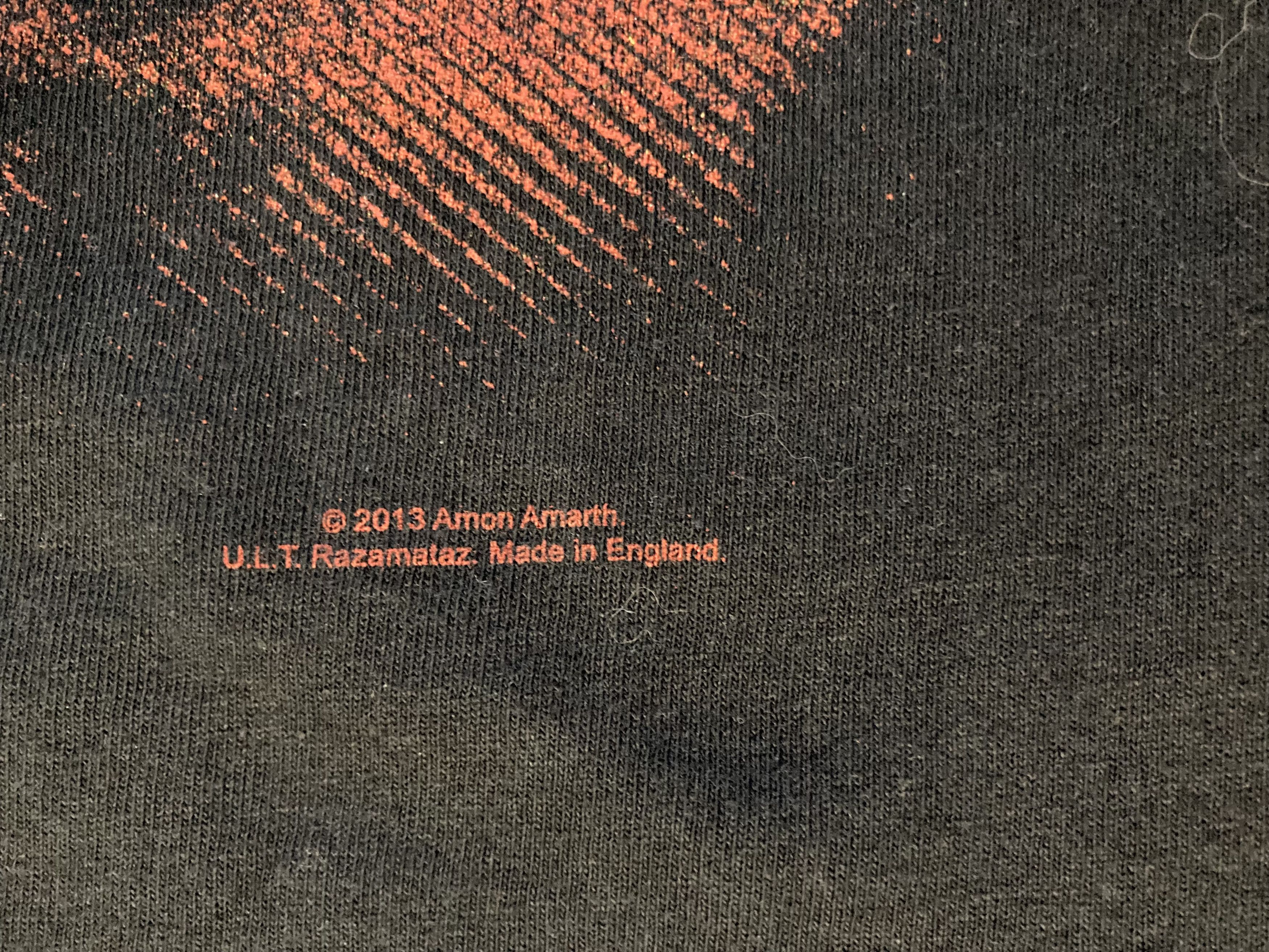 Band Tees Amon Amarth Victory or Death Metal band t-shirt 2013 Size US XL / EU 56 / 4 - 4 Thumbnail