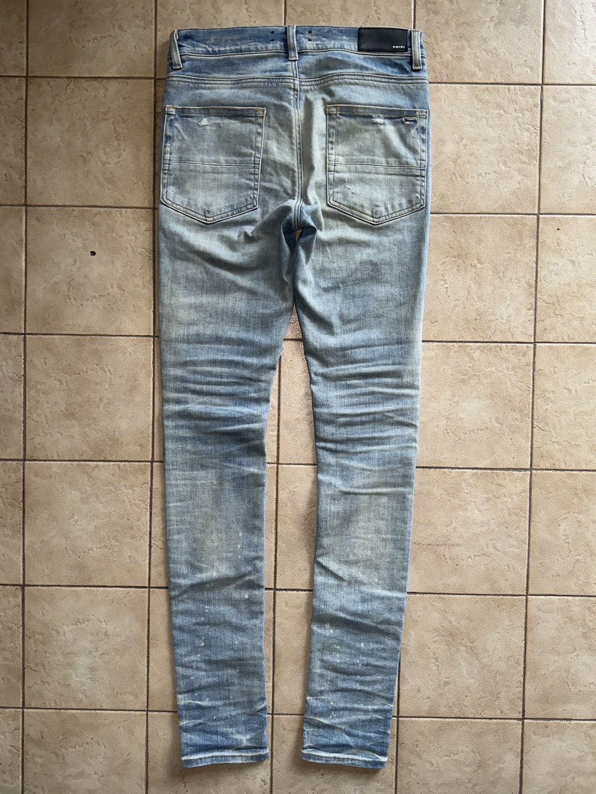 Amiri AMIRI Blue PJ Thrasher Jeans Size US 30 / EU 46 - 11 Thumbnail
