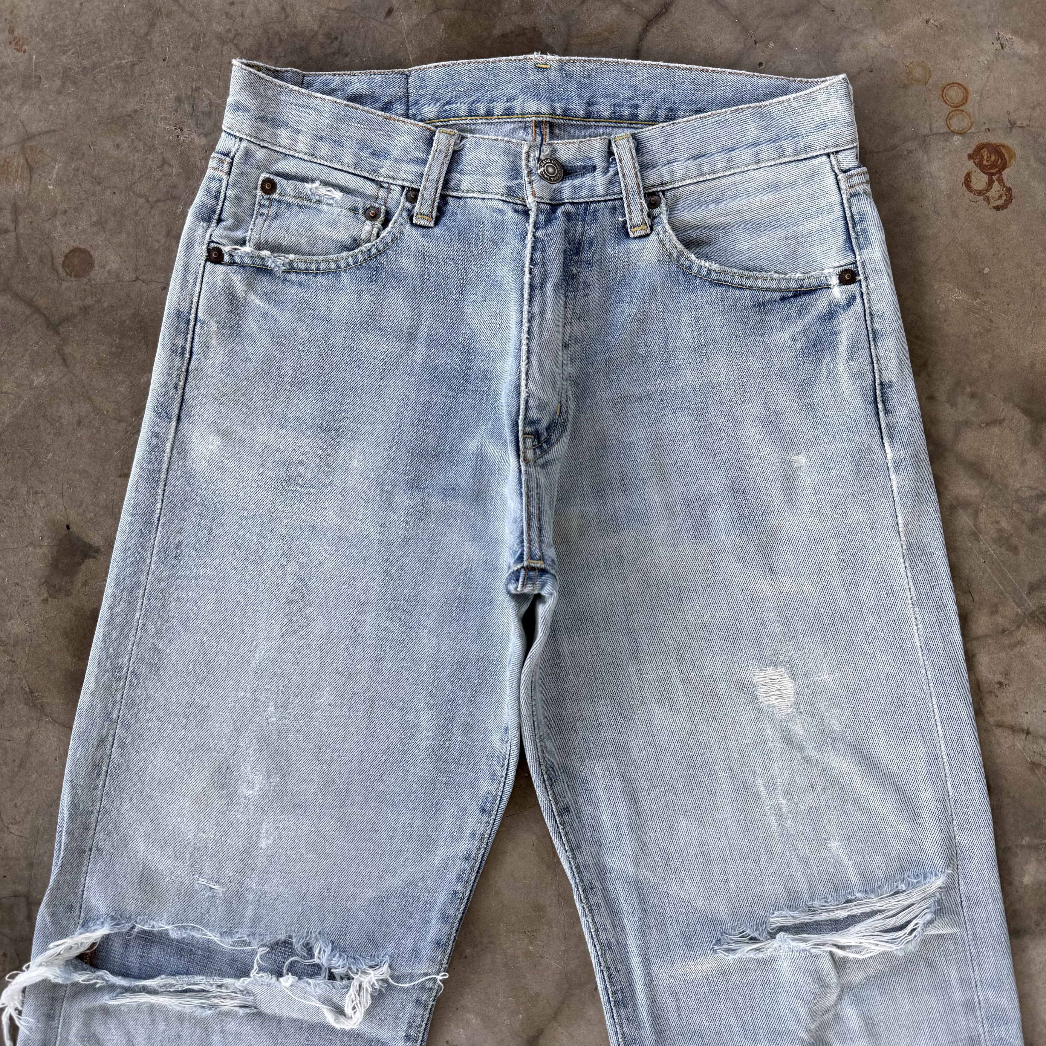 Japanese Brand Vintage Japan S003 Faded Denim Jean Pants Size US 30 / EU 46 - 3 Thumbnail