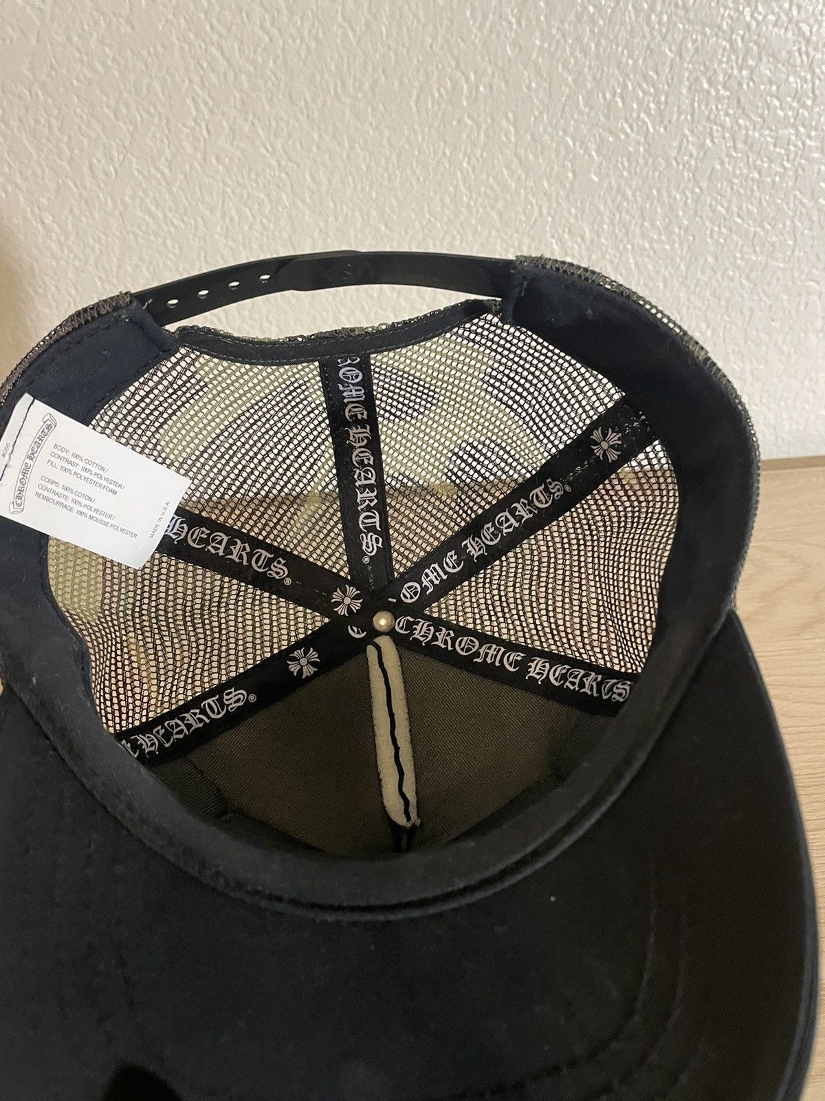 Chrome Hearts Chrome Hearts CH Hollywood Trucker Hat Black/Camo Size ONE SIZE - 8 Thumbnail