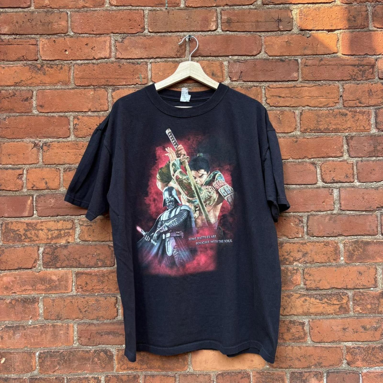 Anvil Vintage soul caliber battles are fought with soul t shirt XL Size US XL / EU 56 / 4 - 1 Thumbnail