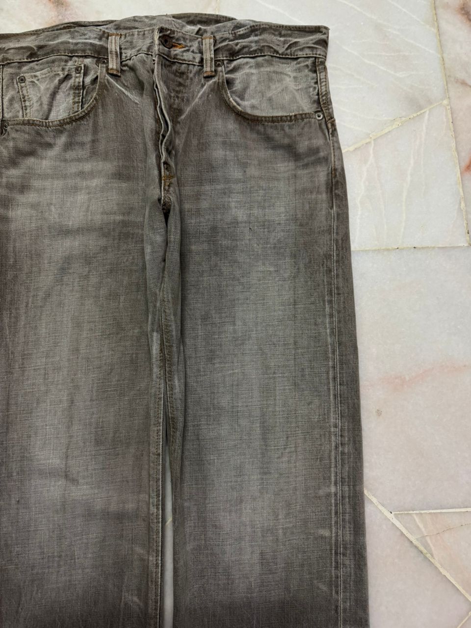 Kapital Insane💥90s Edwin Half Selvedge Rusty Distres faded Sick Size US 34 / EU 50 - 6 Thumbnail