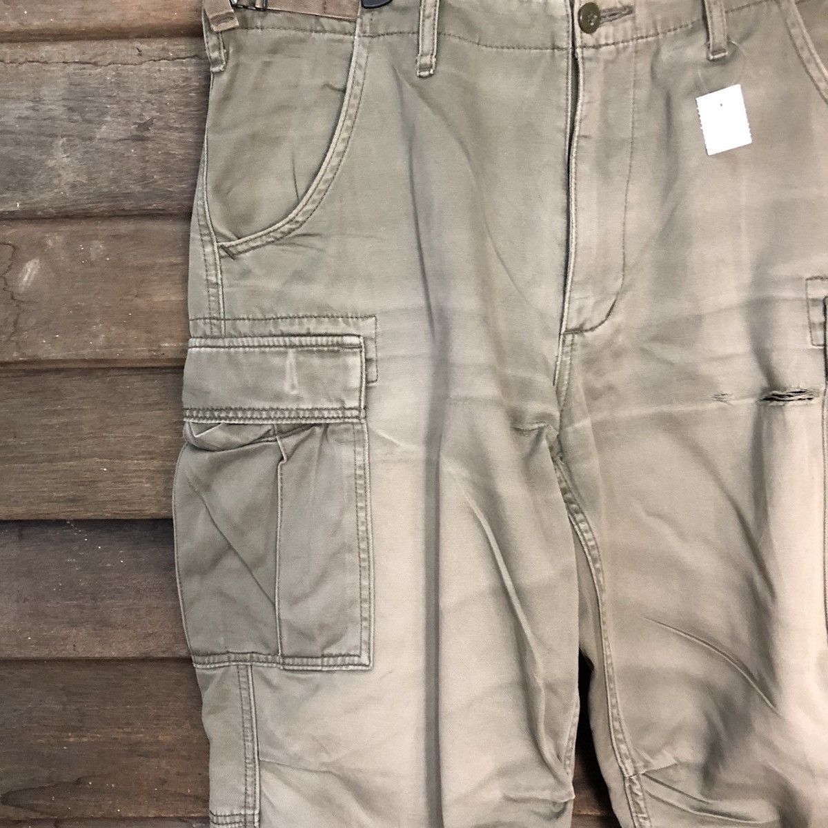 Alpha Industries DL Alpha Industries Brown Cargo Multipocket Pants #S2786 Size US 32 / EU 48 - 6 Thumbnail