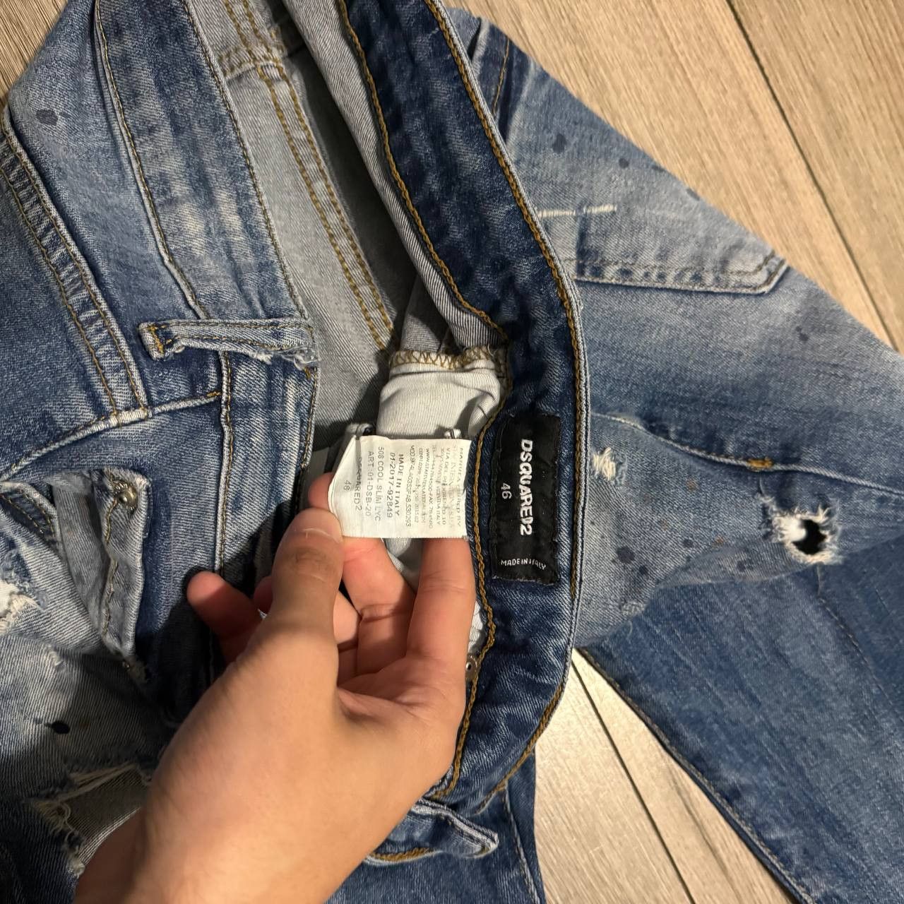 Dsquared2 dsquared2 jeans men EU46/US30 avant garde disressed denim Size US 30 / EU 46 - 5 Thumbnail