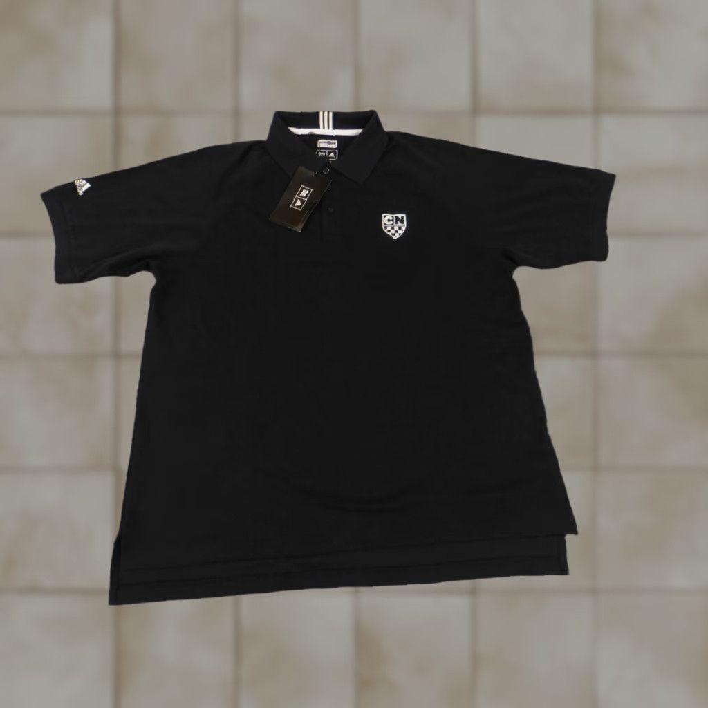 Adidas adidas Polo Shirt XL Mens Black Embroidered Classic Knit Cotton Short Sleeve Golf Vintage (No) N/A Size US XL / EU 56 / 4 - 1 Thumbnail