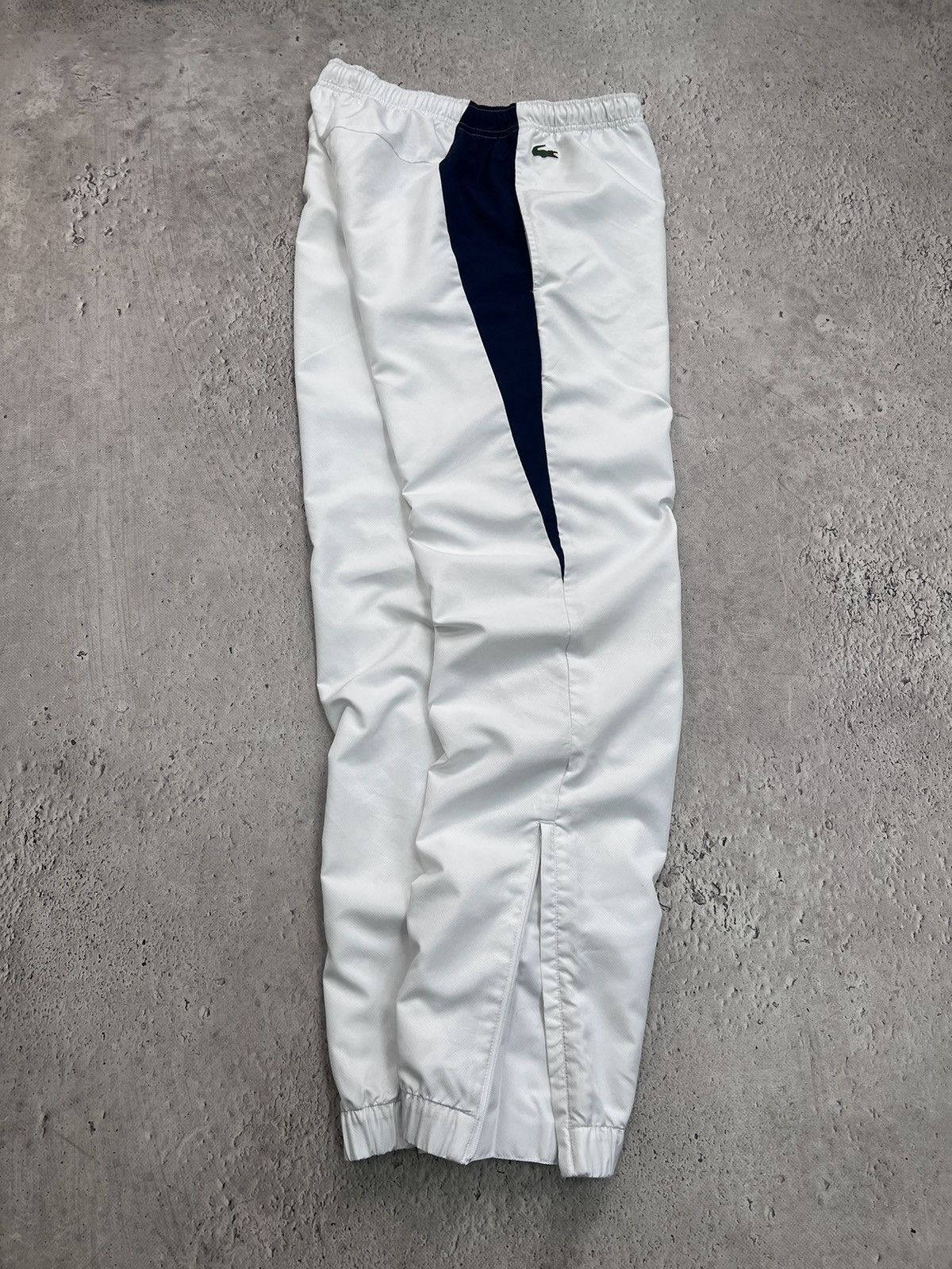 Japanese Brand × Lacoste Vintage Y2K Lacoste Nylon TRACK BAGGY pants 90s rare Size US 30 / EU 46 - 8 Thumbnail
