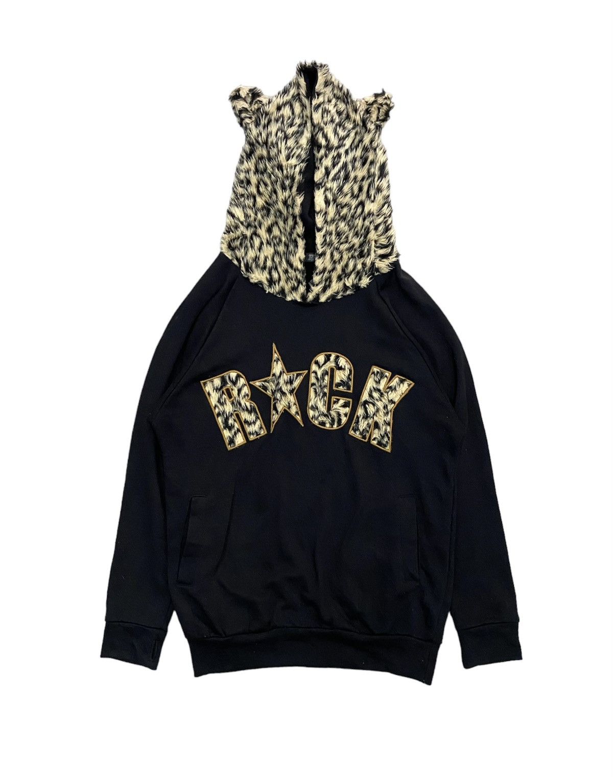 Japanese Brand Vtg Ryu.Ryu Japan Cat ear Fleece Leopard hoodie Size M / US 6-8 / IT 42-44 - 1 Thumbnail
