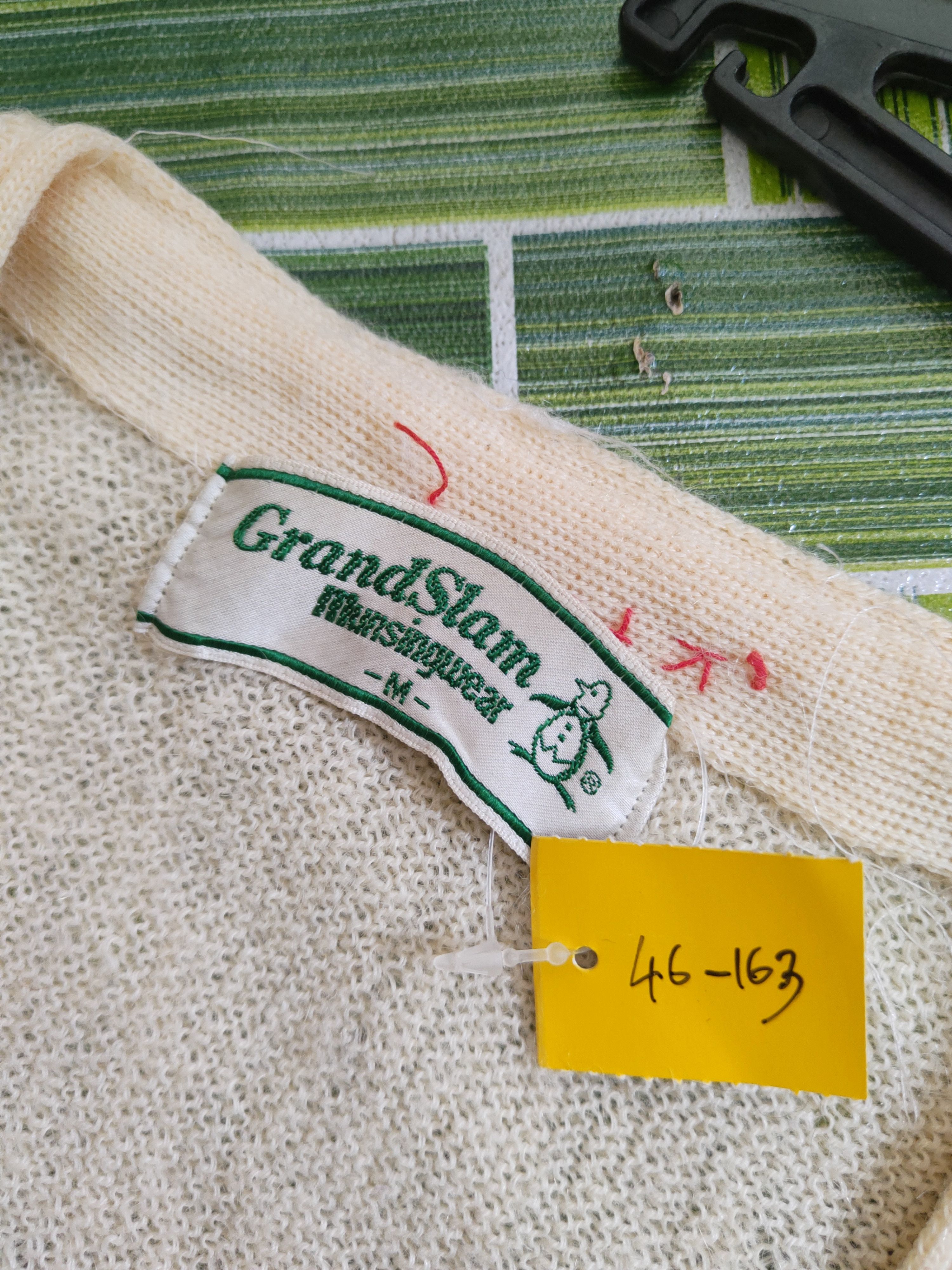 Grand Slam DL Grand Slam-Musingwear Beige Knitwear Cardigan #46-163 Size US M / EU 48-50 / 2 - 12 Thumbnail