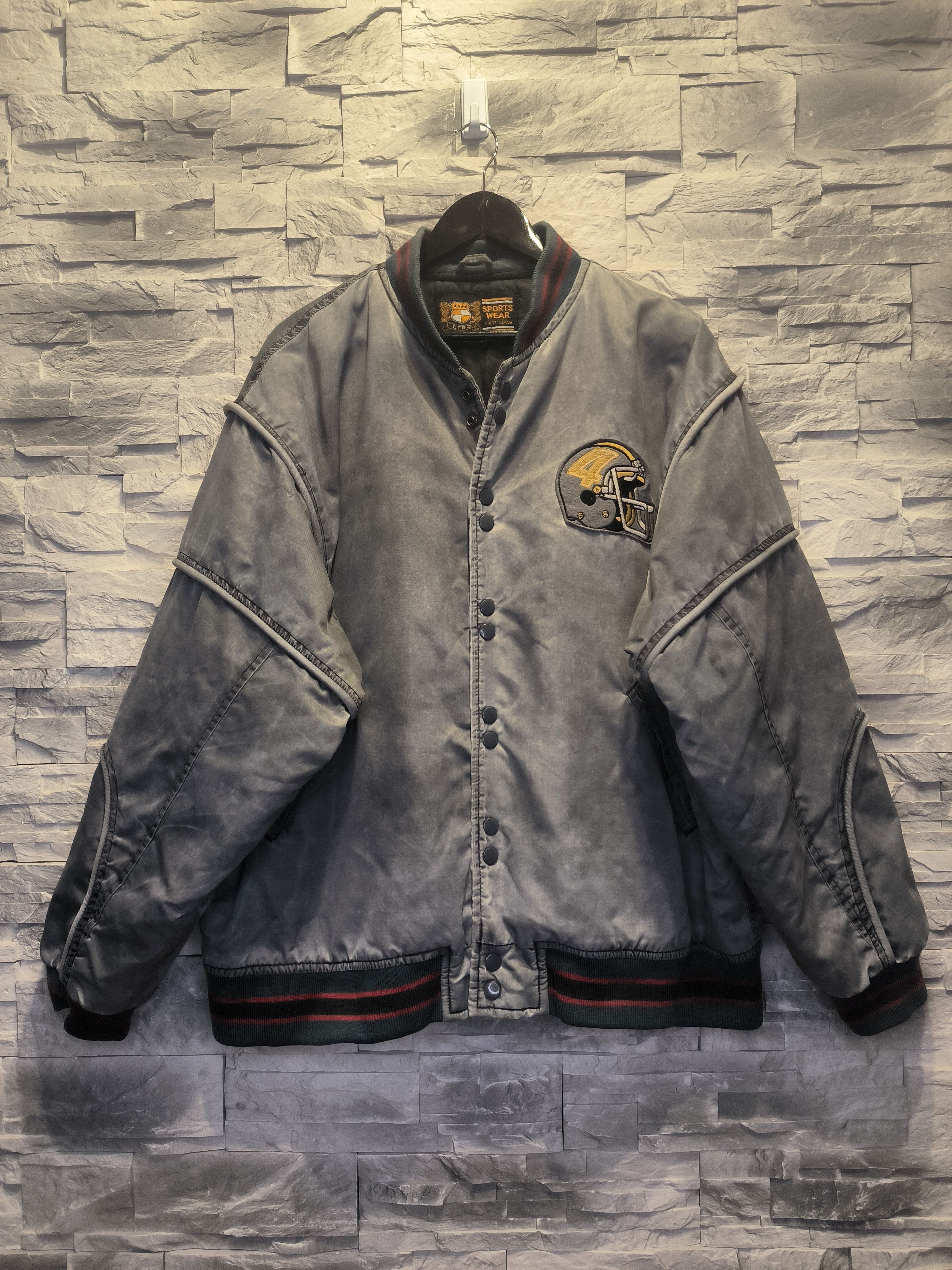 Vintage Vintage Bomber Varsity Jacket Atlanta Lions Efro Sportswear Size US XL / EU 56 / 4 - 2 Thumbnail