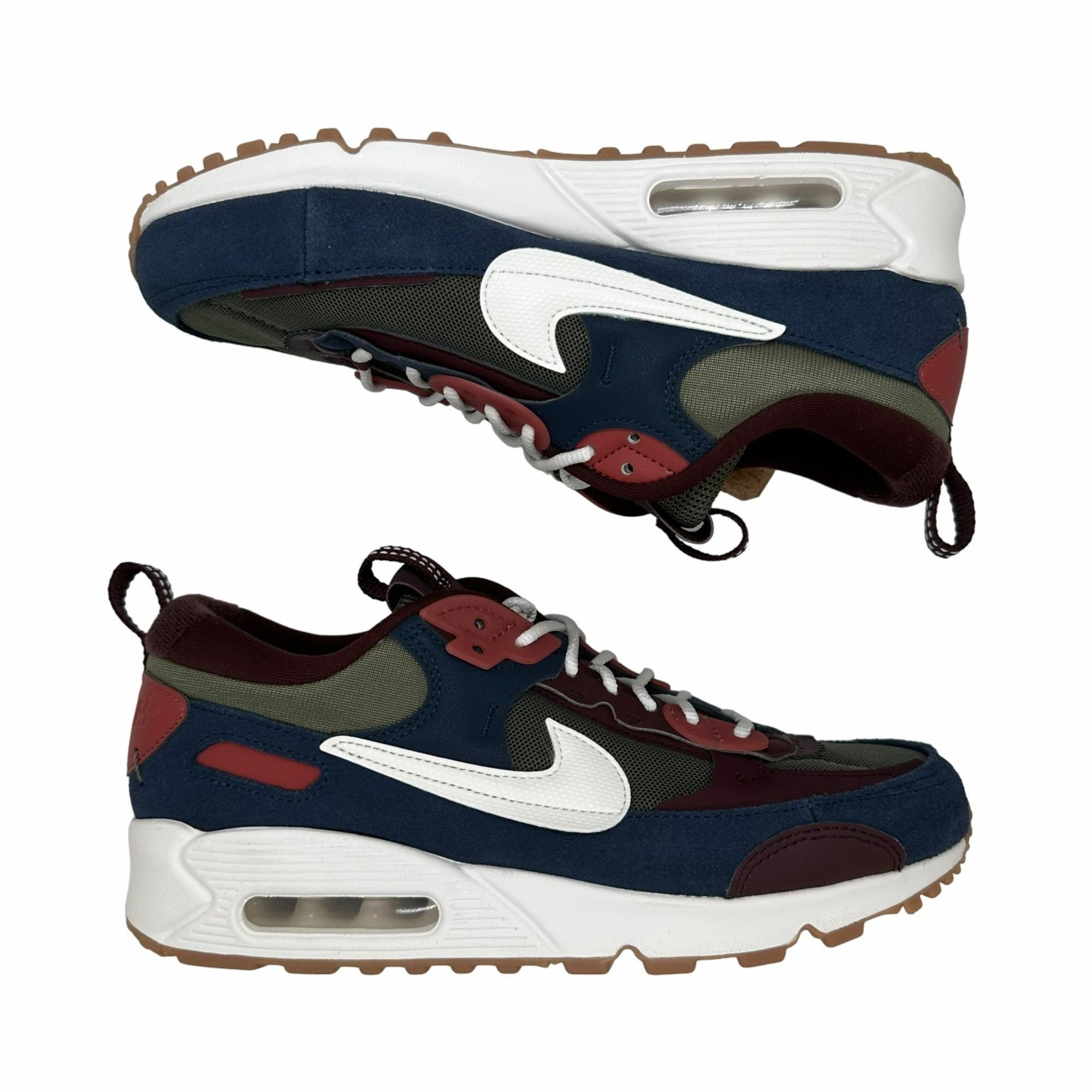 image of New Size 11 Women's Shoes Nike Air Max 90 Futura Olive Navy