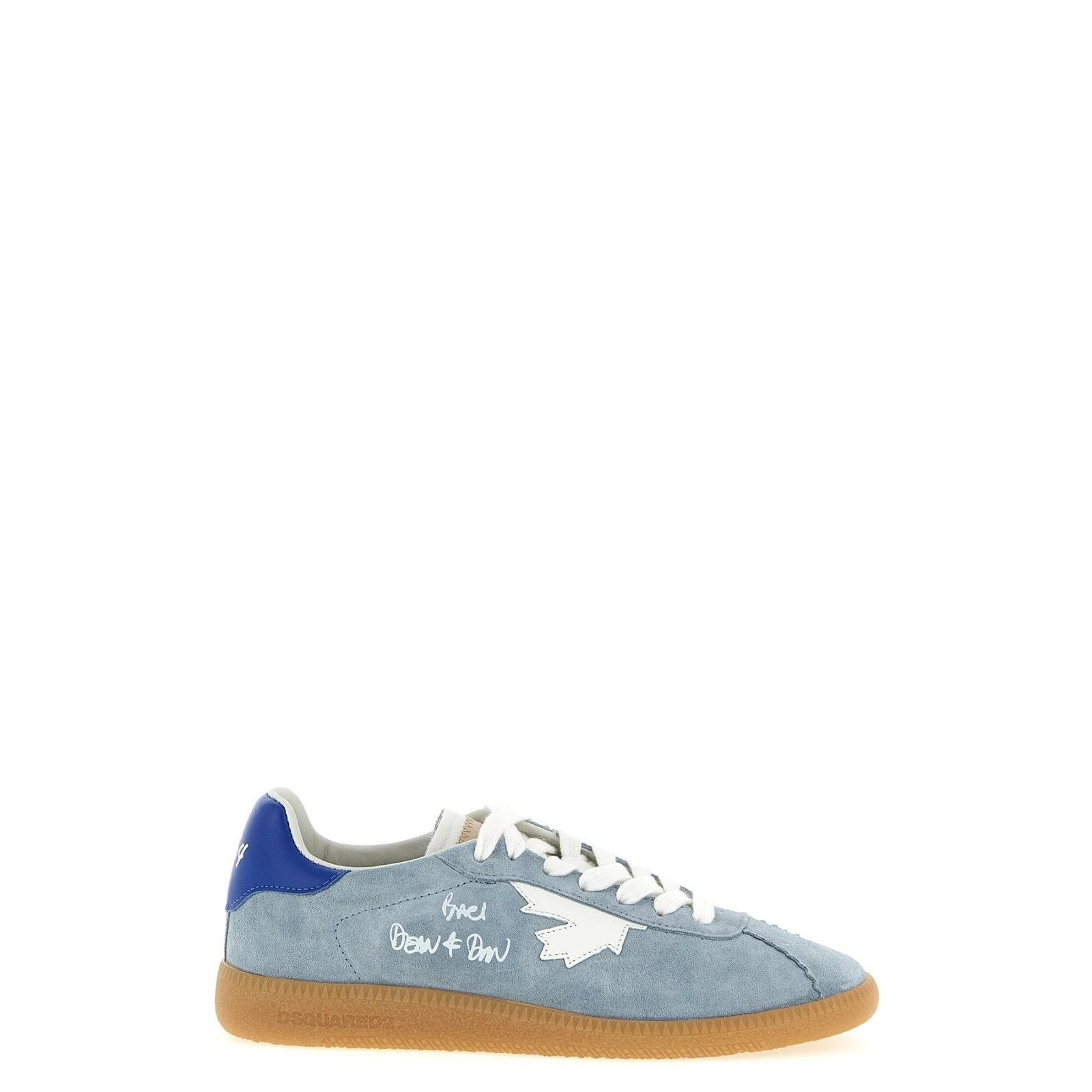 Dsquared2 DSQUARED2 Rebels Blue Suede Sneakers New & Authentic (Women' Size US 10 / IT 40 - 1 Thumbnail