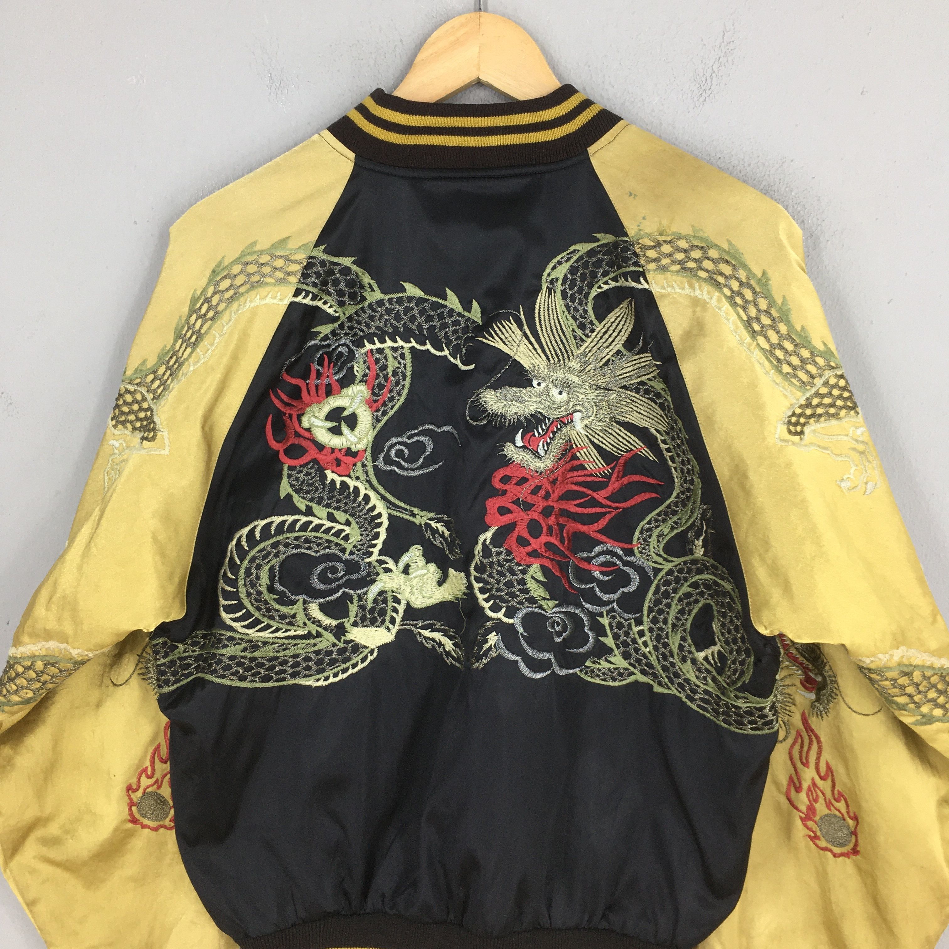 Japanese Brand Vintage 80s Sukajan Yokosuka Dragon Souvenir Jacket M Size US M / EU 48-50 / 2 - 8 Thumbnail