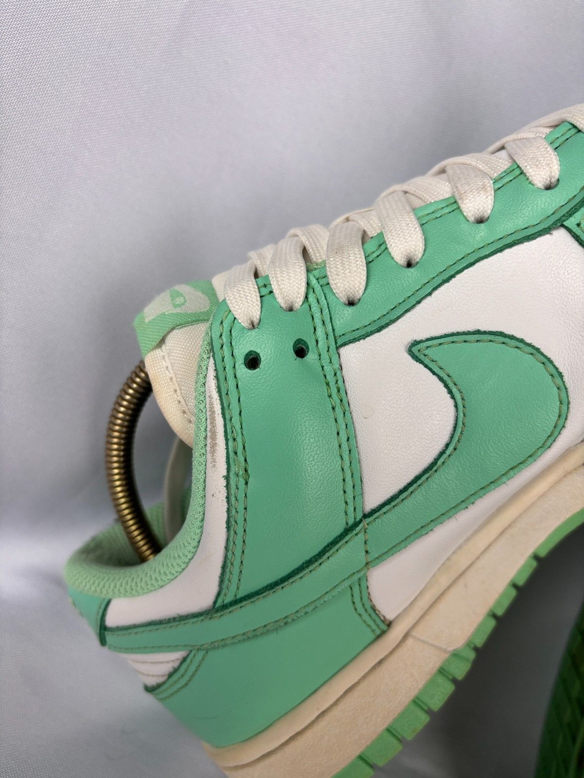 Nike Nike Dunk Low Green Glow White Low Sneakers US 8 UK 5.5 Size US 8 / IT 38 - 8 Thumbnail