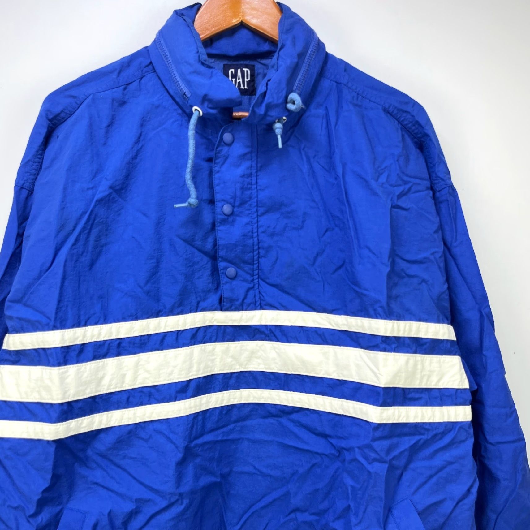 Gap VINTAGE Gap Windbreaker Jacket Large Size US L / EU 52-54 / 3 - 2 Thumbnail