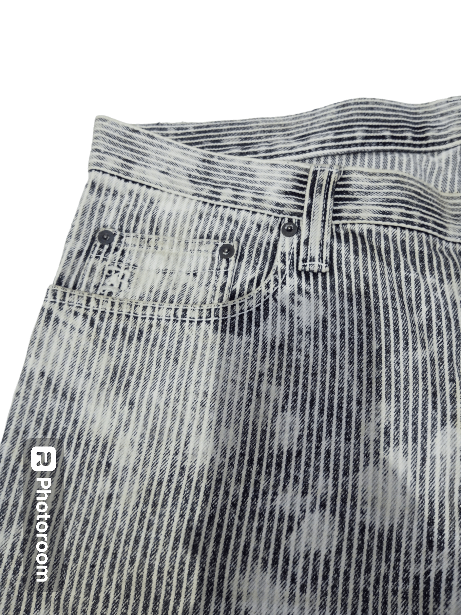 Japanese Brand Vintage japanese brand bagarch flare splashed denim jeans Size US 34 / EU 50 - 5 Thumbnail