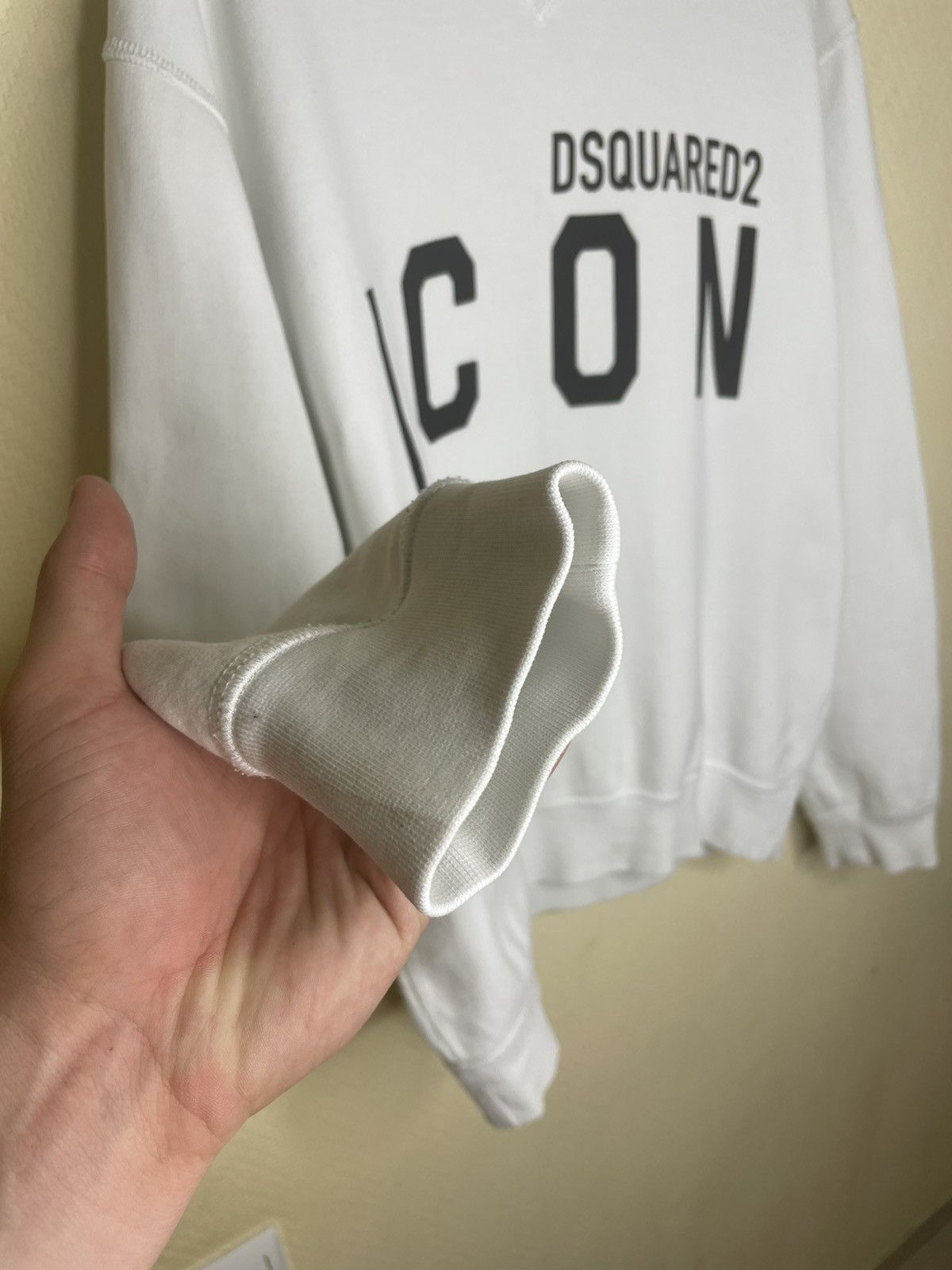Dsquared2 Dsqured2 ICON men’s white sweatshirt Size US L / EU 52-54 / 3 - 7 Thumbnail