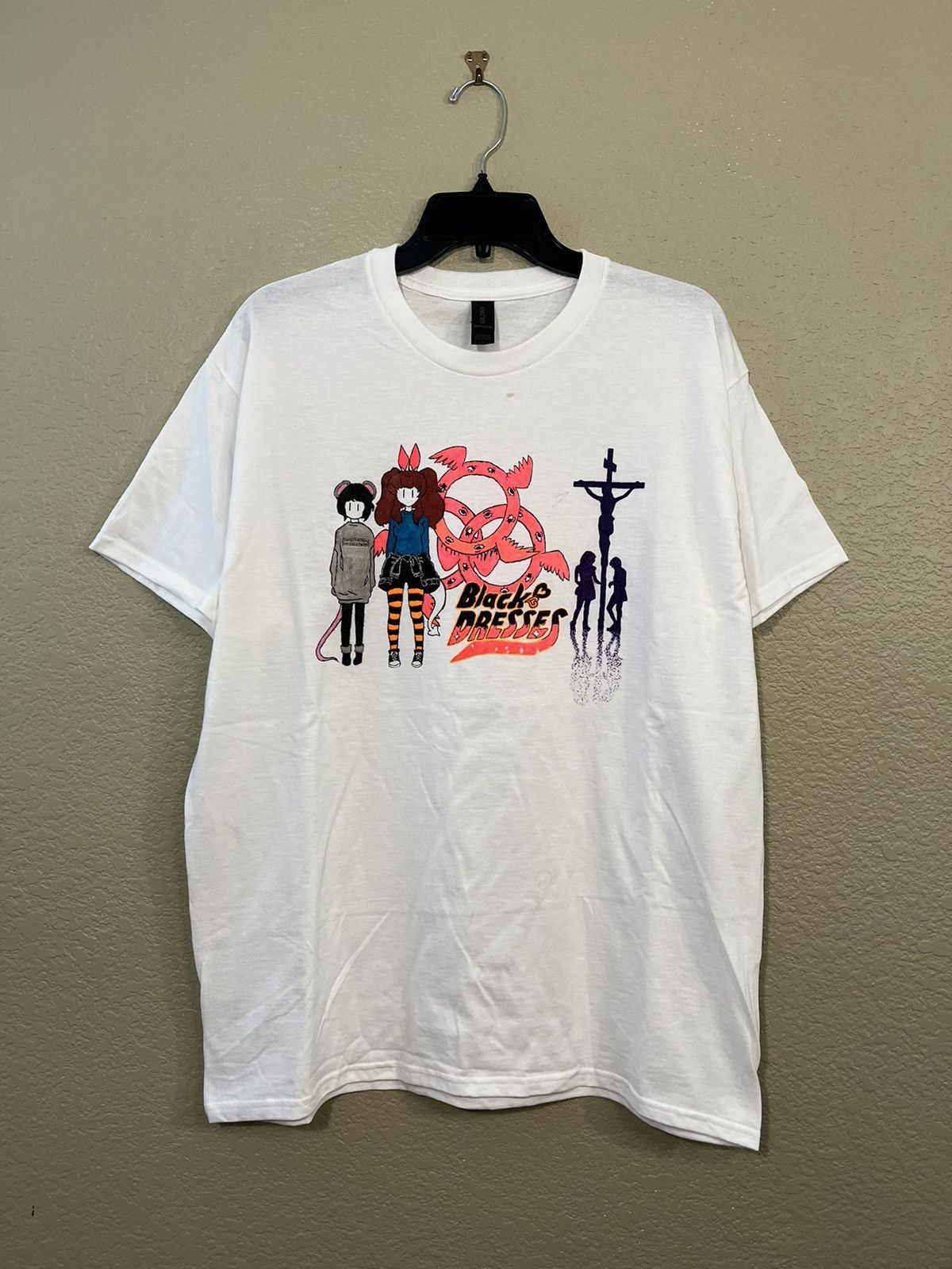Band Tees Black Dresses Band T-shirt Large Hyperpop Size US L / EU 52-54 / 3 - 1 Thumbnail