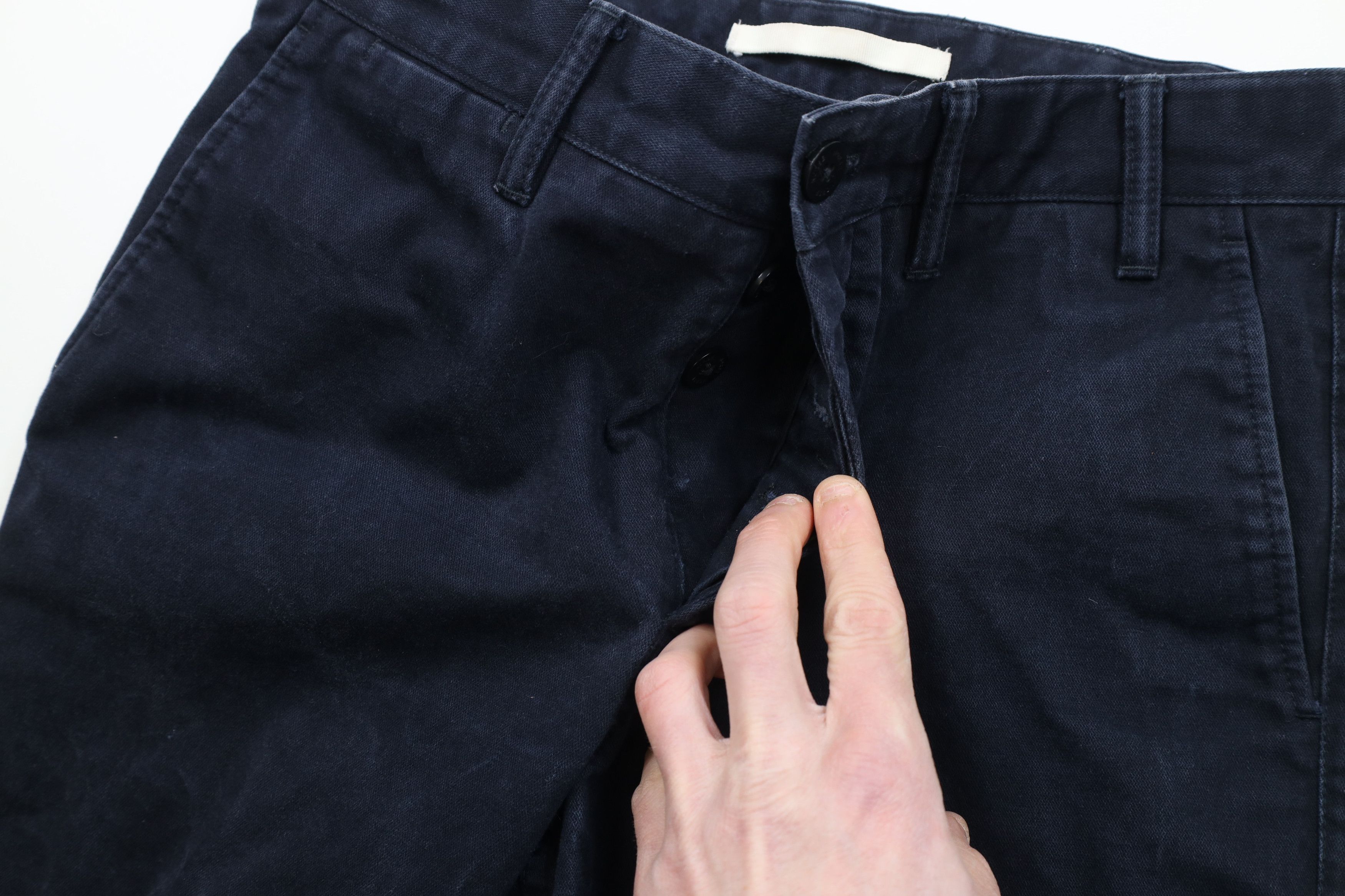 Norse Projects Norse Projects Heavy Aros Button Fly Canvas Pants Blue Size US 29 - 8 Thumbnail
